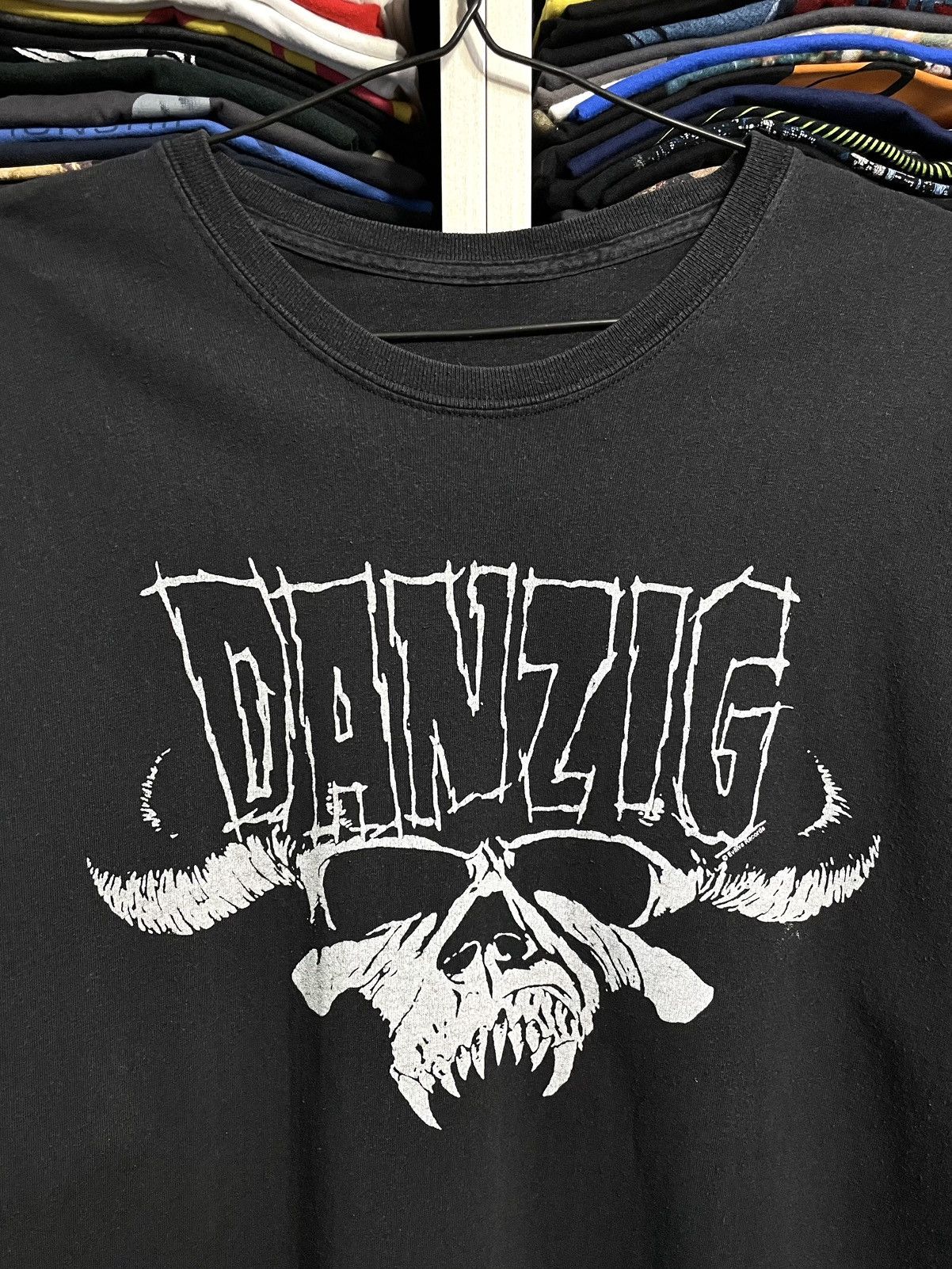 Band Tees Vintage 00s Danzig Heavy Metal Band Misfits Faded T-Shirt Size US XXL / EU 58 / 5 - 3 Thumbnail