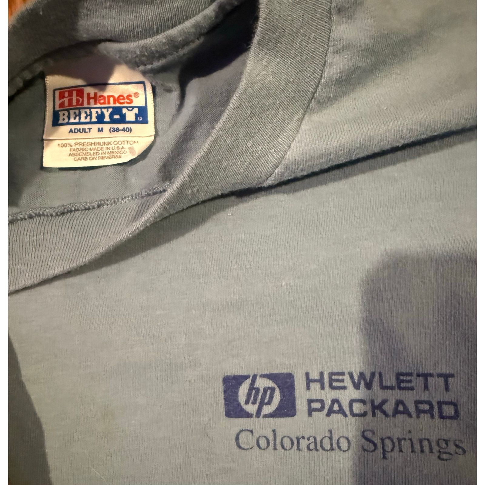 Hanes 90s HP for the world founders long sleeve Size US M / EU 48-50 / 2 - 2 Thumbnail