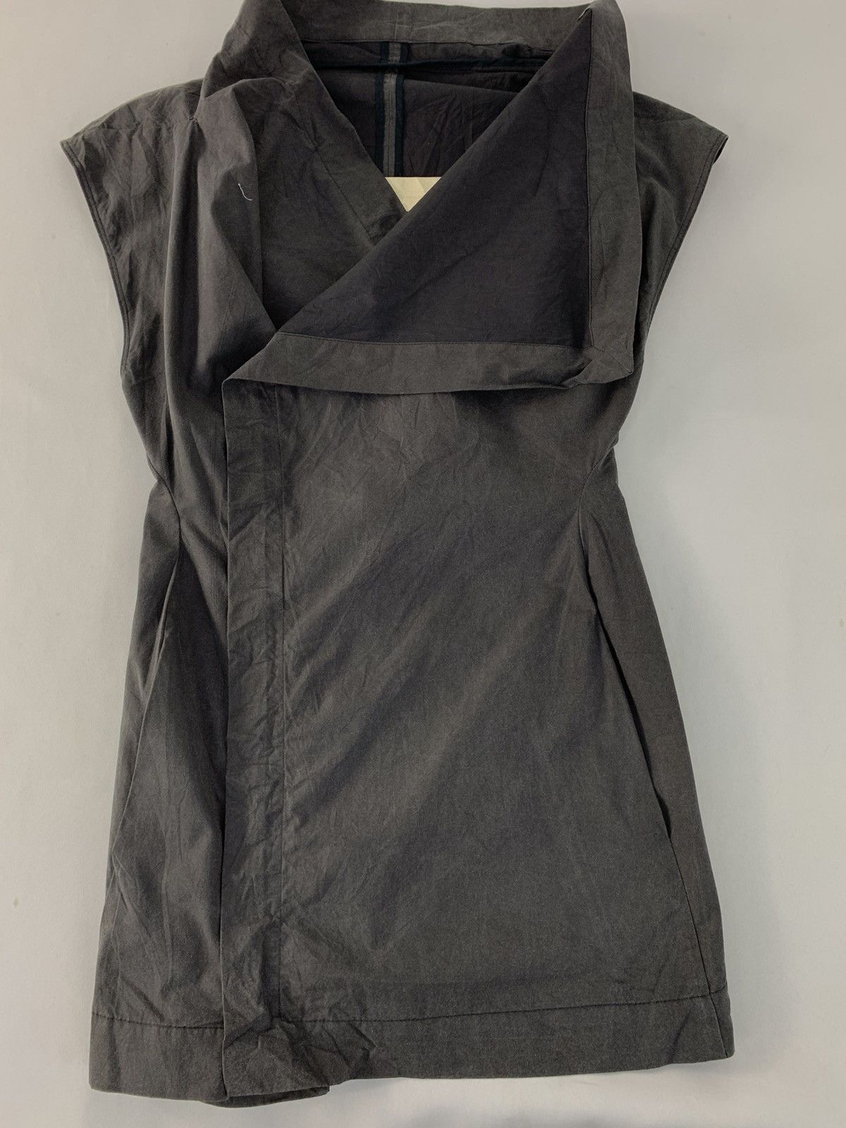 Rick Owens Rick Owen Origami Top Sleeveless Folded Neck Unique Jacket Size S / US 4 / IT 40 - 3 Thumbnail