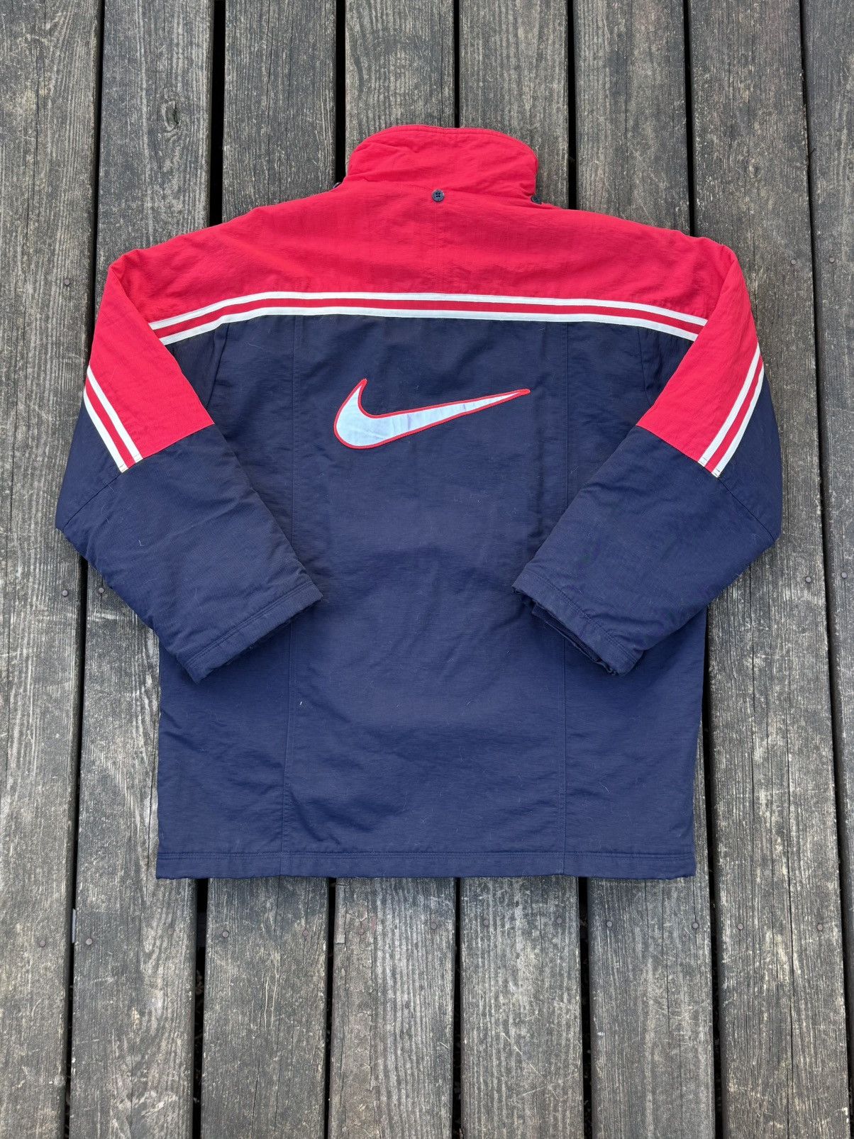 Nike 90s rare Nike double zip jacket Size US L / EU 52-54 / 3 - 5 Thumbnail