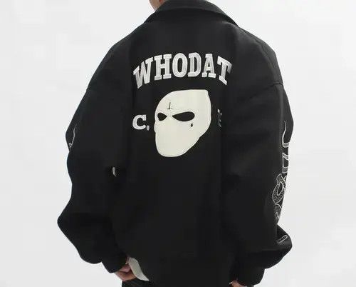 Other Knock Knock Black Varsity Jacket Size US M / EU 48-50 / 2 - 2 Thumbnail