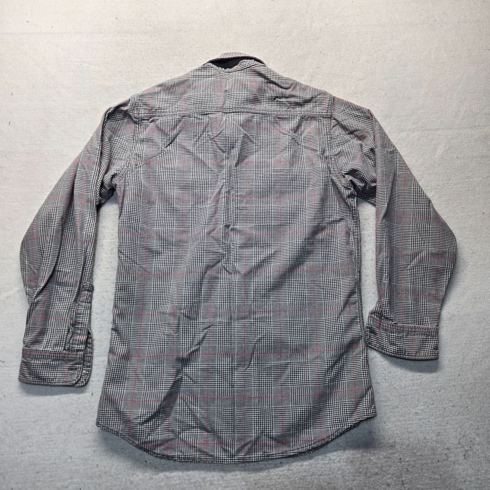 Eddie Bauer Eddie Bauer Shirt Plaid Button-Down Gray Flannel Long Sleeve Mens Large 100% Cotton Classic Fit Casual Workwear Size US L / EU 52-54 / 3 - 8 Thumbnail