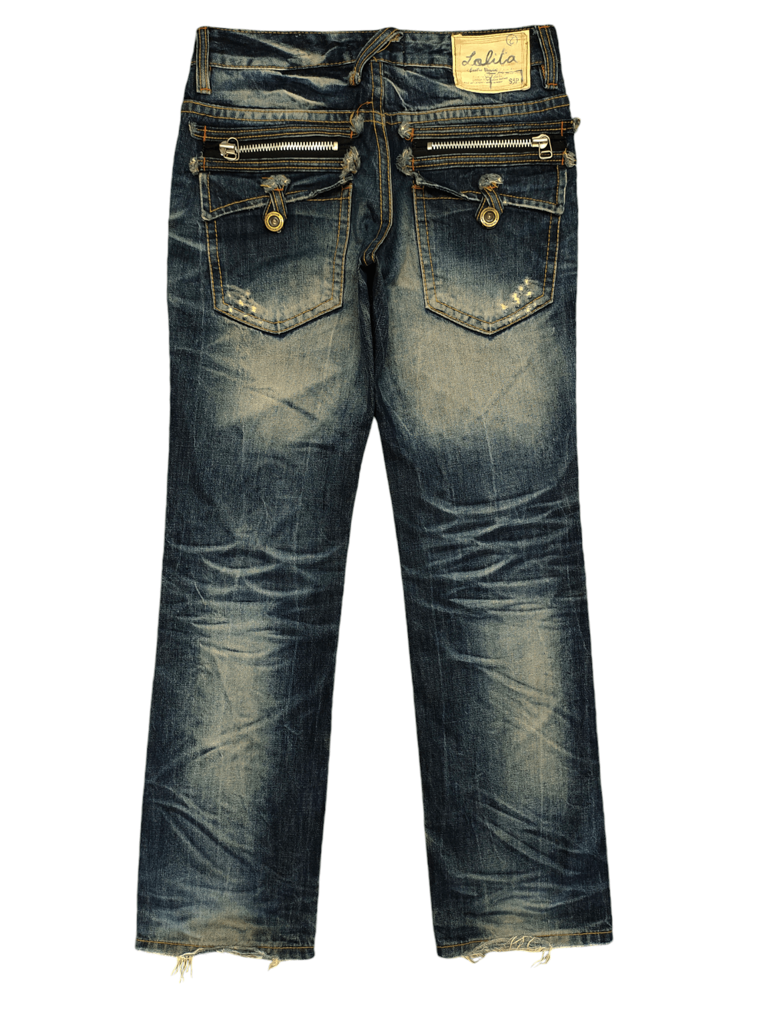 Le Grande Bleu (L.G.B.) Lolita By Yoshitomo Nara Clawmark Distress Faded Jeans Size US 30 / EU 46 - 12 Thumbnail
