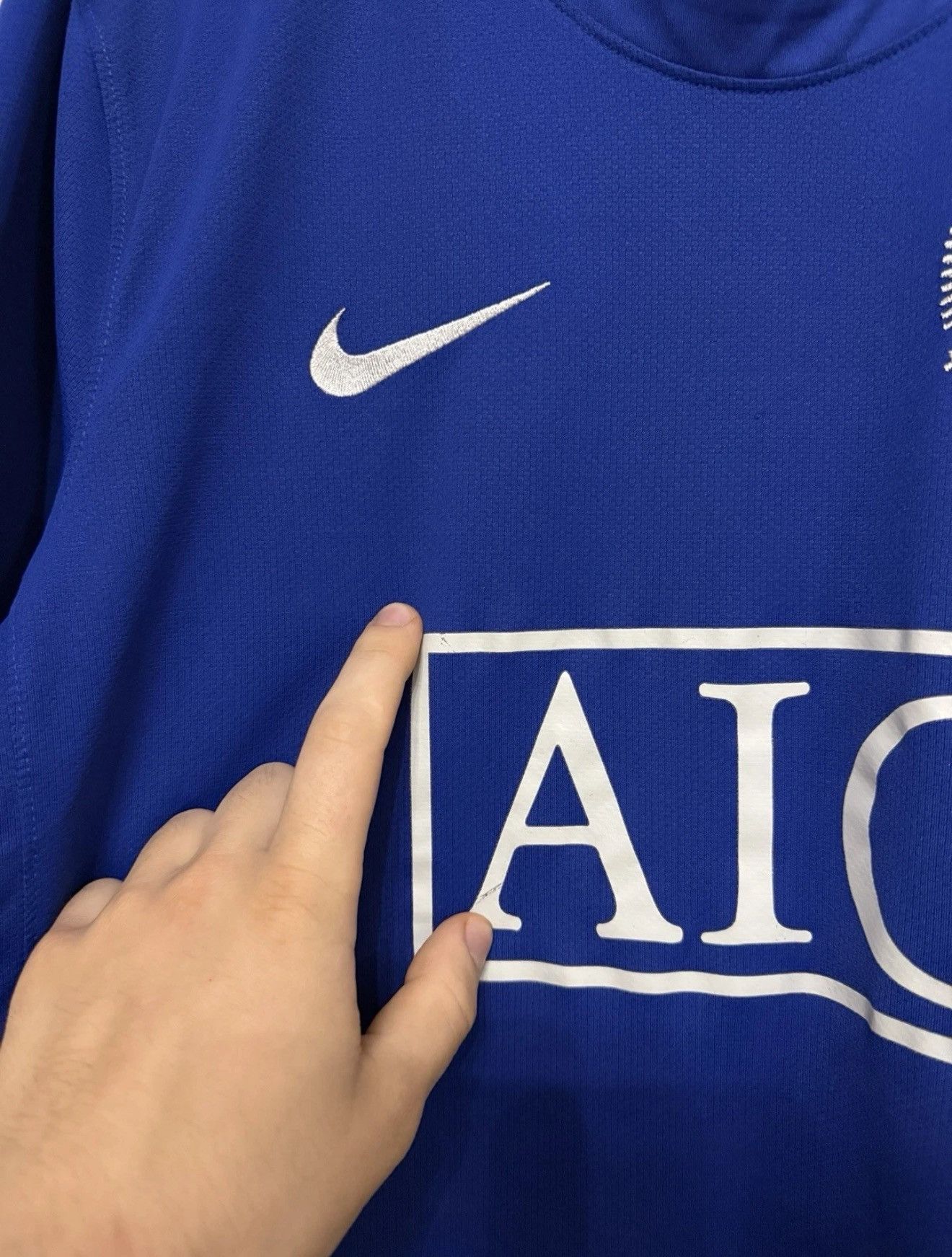 Nike Nike Manchester United 08/09 Third Jersey 40th Anniversary Size US L / EU 52-54 / 3 - 4 Thumbnail