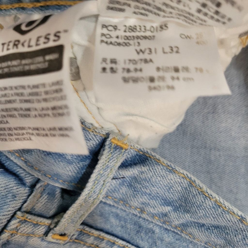 Levi's Levi's 512 Slim Straight Jeans Size 31/32 Excellent Size US 31 - 7 Thumbnail