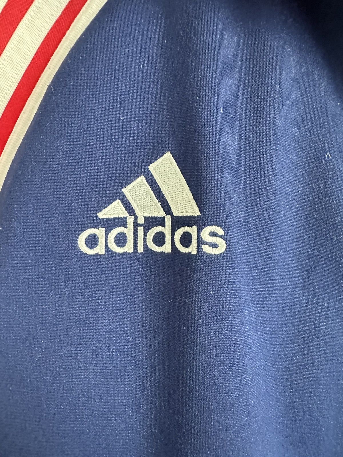 Adidas 1999 Adidas Aalborg AaB Denmark athletic top jacket soccer Size US M / EU 48-50 / 2 - 4 Thumbnail