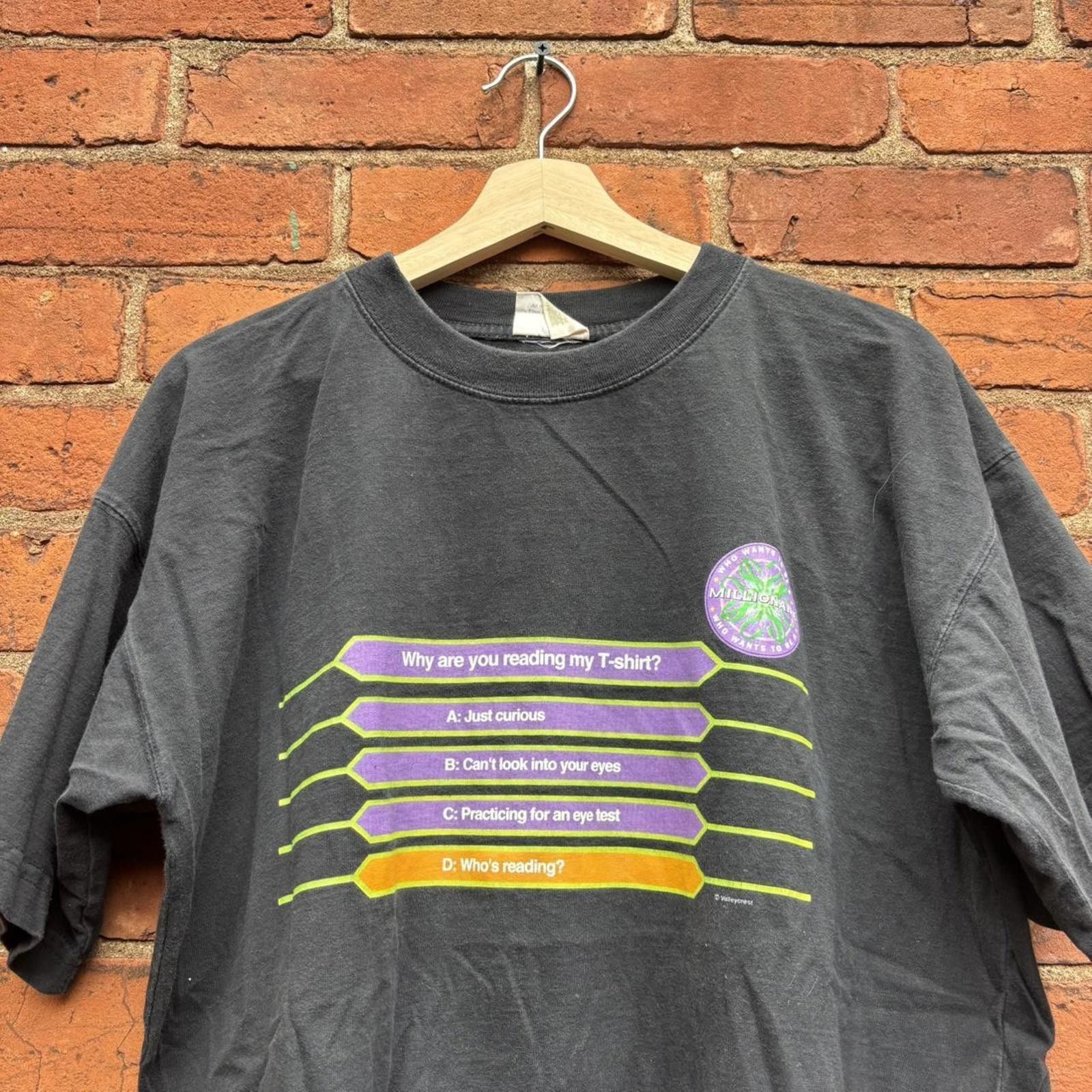 Other Vintage who wants to be a millionaire t shirt 90s/00s L Size US L / EU 52-54 / 3 - 2 Thumbnail