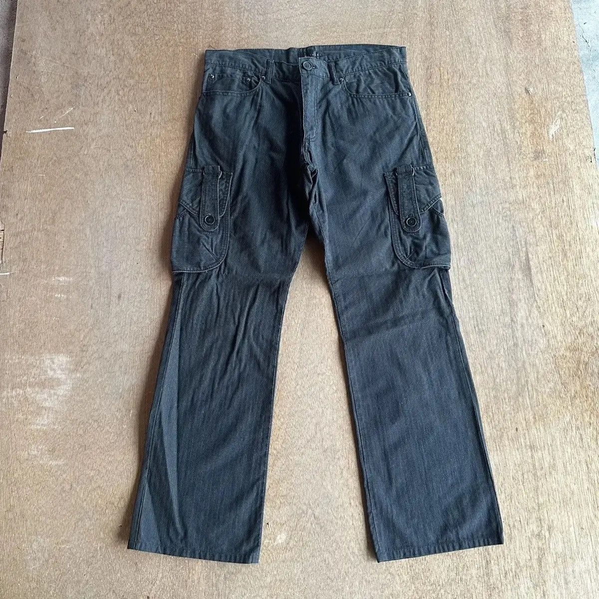 Aitor Throup STEALS! SPINASH JAPAN TROUSERS BONDAGE PUNK RARE CARGO PANTS Size US 33 - 3 Thumbnail