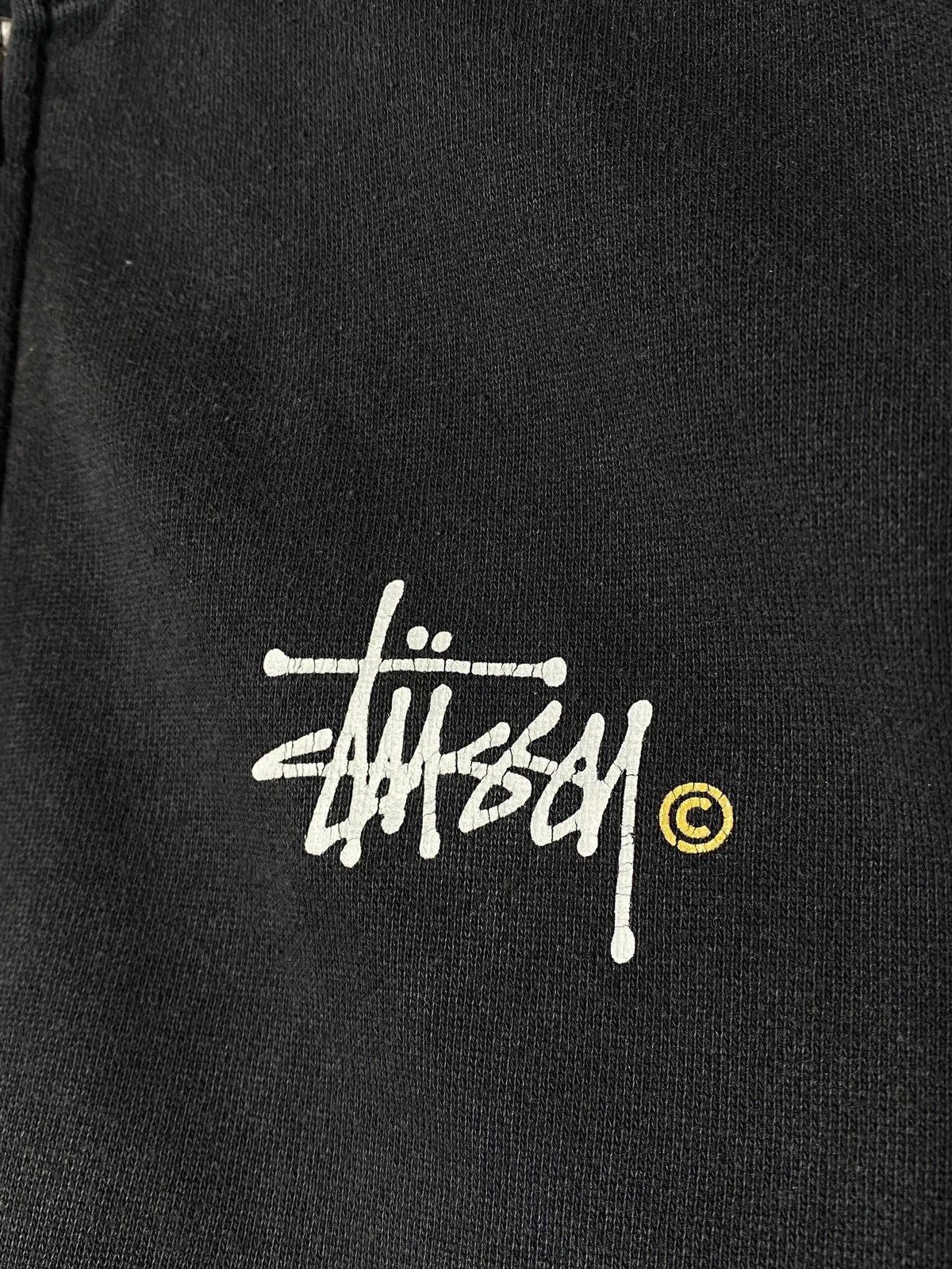 Stussy STUSSY ZIP HOODIE USA MADE FADED BLACK OG SKATE STYLE Size US M / EU 48-50 / 2 - 15 Thumbnail