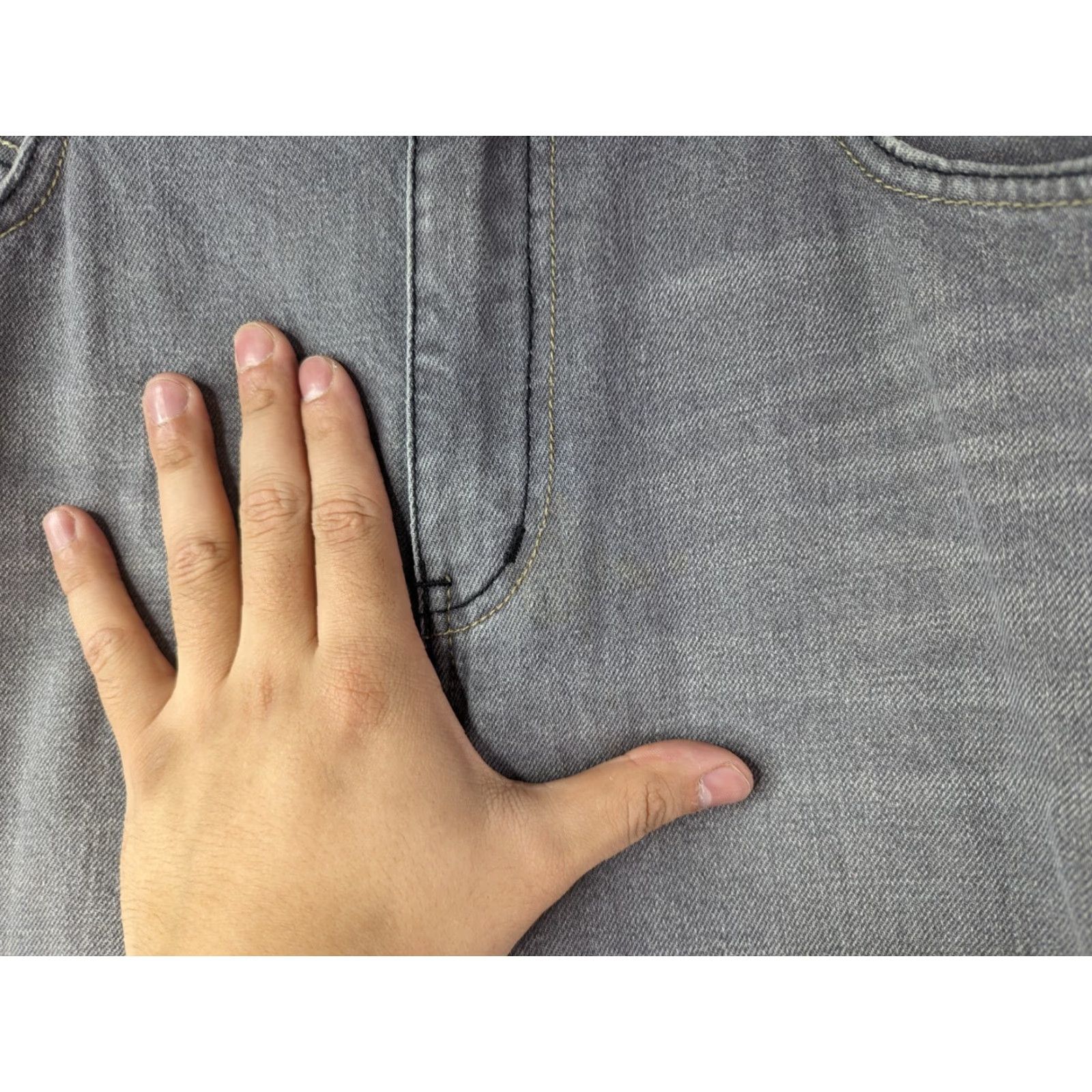 Dickies Dickies Jeans Straight Gray Mens Size 36 5-Pocket Denim Cotton Belt Loops Logo Distressed? No Distressed: No Size US 36 / EU 52 - 3 Thumbnail