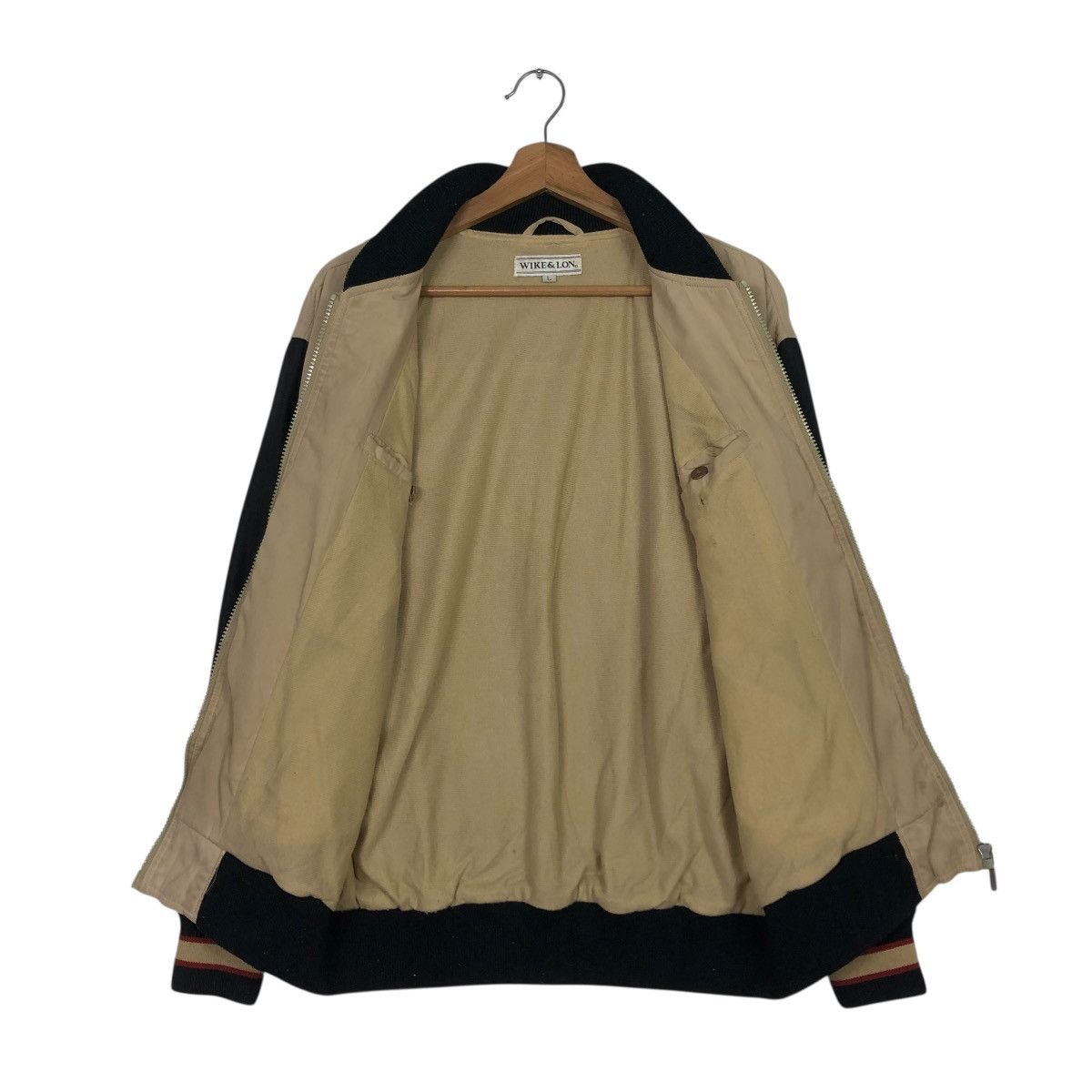 Japanese Brand 🔥VINTAGE BOMBER JACKET WIKE & LON BIG LOGO ISSEY MIYAKE Size US L / EU 52-54 / 3 - 15 Thumbnail