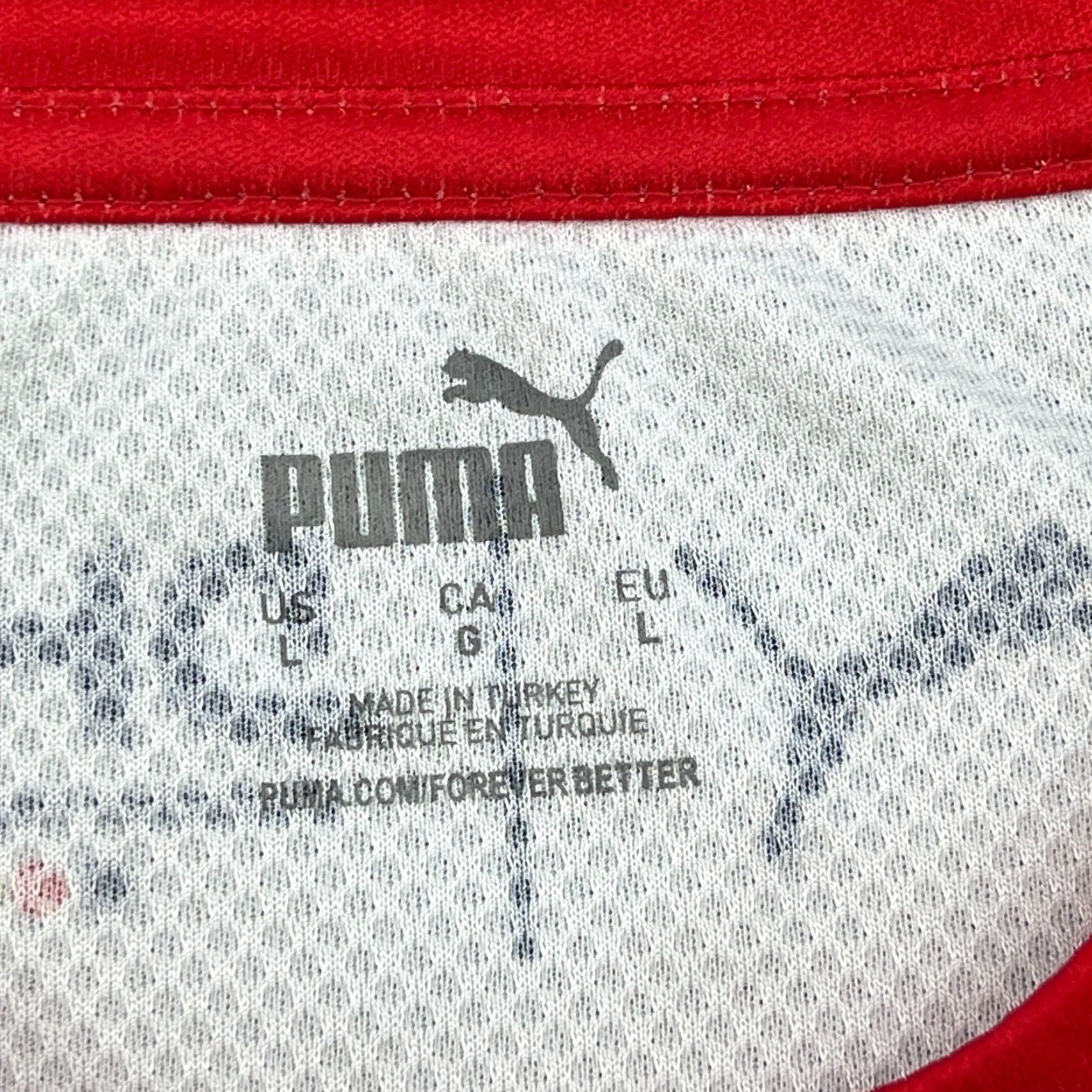 Puma PUMA DHB Germany 2021 2020 Johannes Golla Home Handball jersey Mens L White Short Sleeve Jersey Men Size L Sports Shirt Size US L / EU 52-54 / 3 - 4 Thumbnail