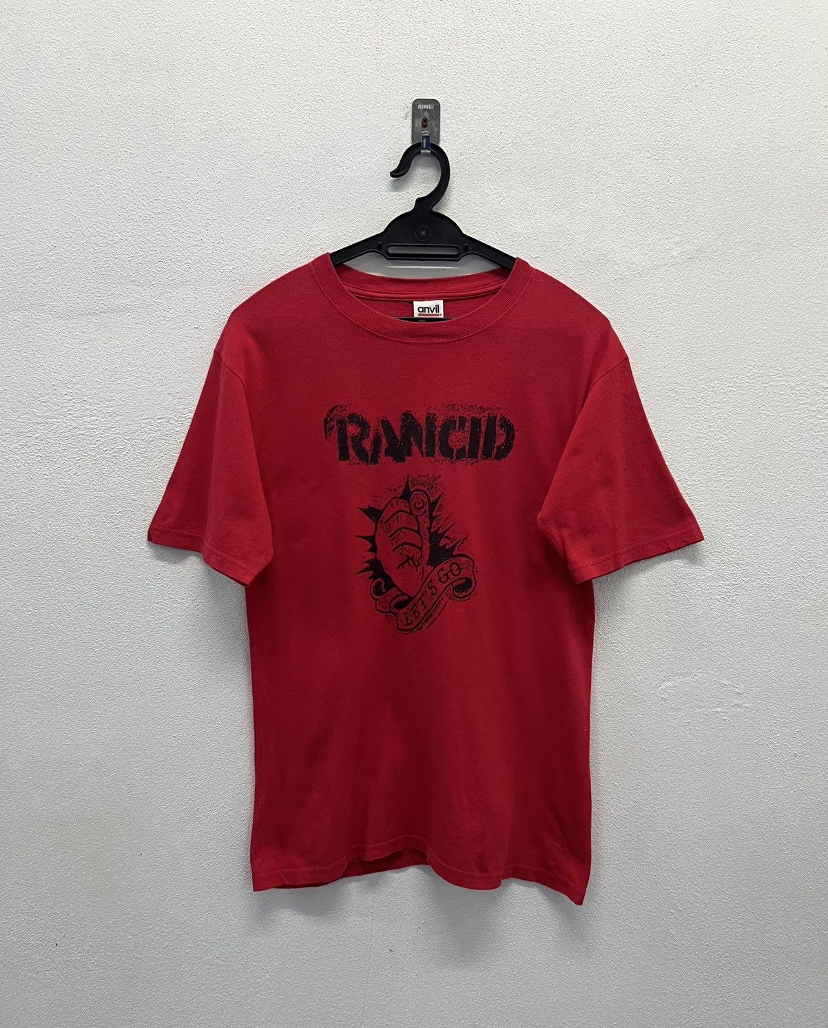 Anvil × Band Tees × Vintage VINTAGE 90s RANCID LET'S GO TOUR BAND TEE Size US S / EU 44-46 / 1 - 1 Thumbnail