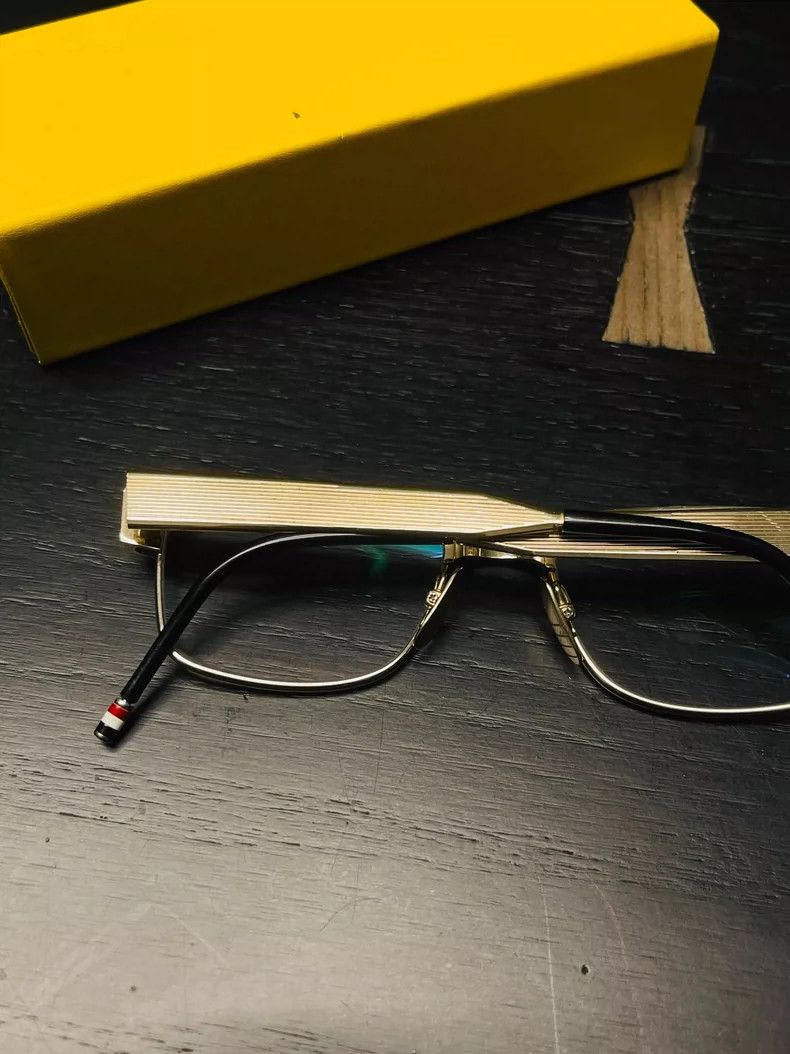 Thom Browne Thom Browne Gold frame flat mirror Size ONE SIZE - 2 Thumbnail