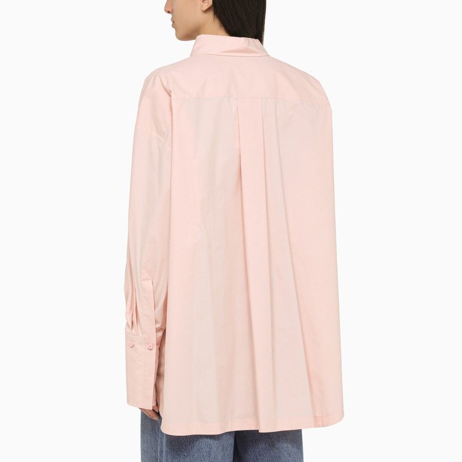 The Attico o1d2blof1024 Shirt With Embroidery Logo in Pink Size S / US 4 / IT 40 - 3 Thumbnail