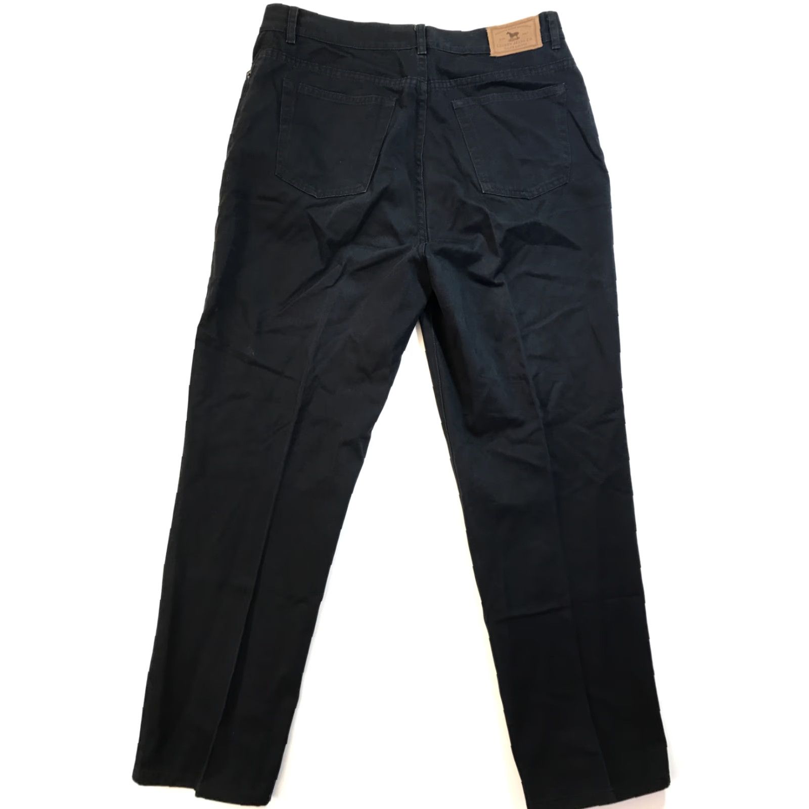 Ralph Lauren VINTAGE Polo Ralph Lauren Womens Pants Chino 30x31 Navy Blue Size 10 Regular Twill Cotton Logo Classic 90s Womens Size 32" / US 10 / IT 46 - 5 Thumbnail