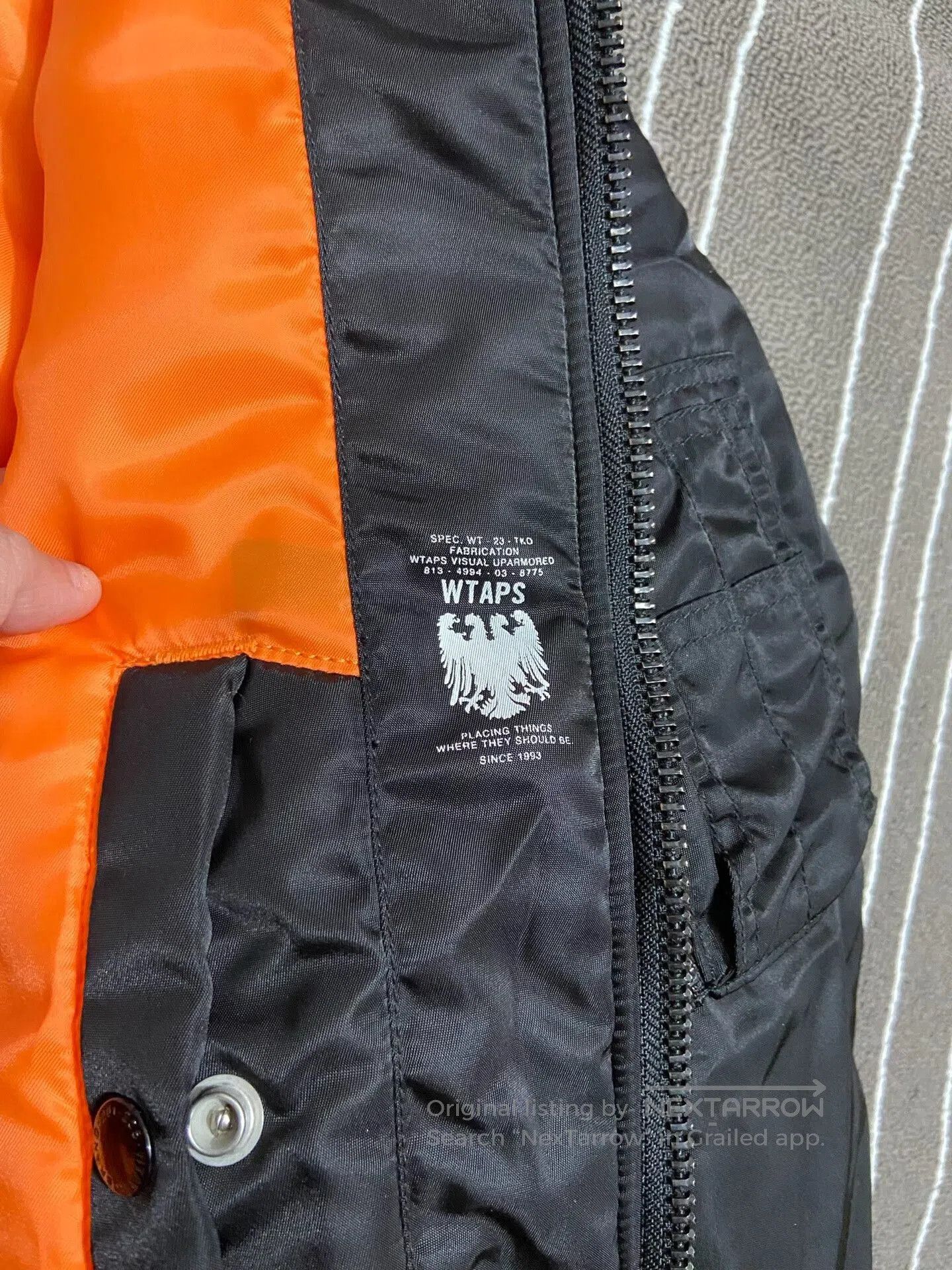 Wtaps WTAPS 14AW MA1 Flight Jacket. Size US M / EU 48-50 / 2 - 8 Thumbnail