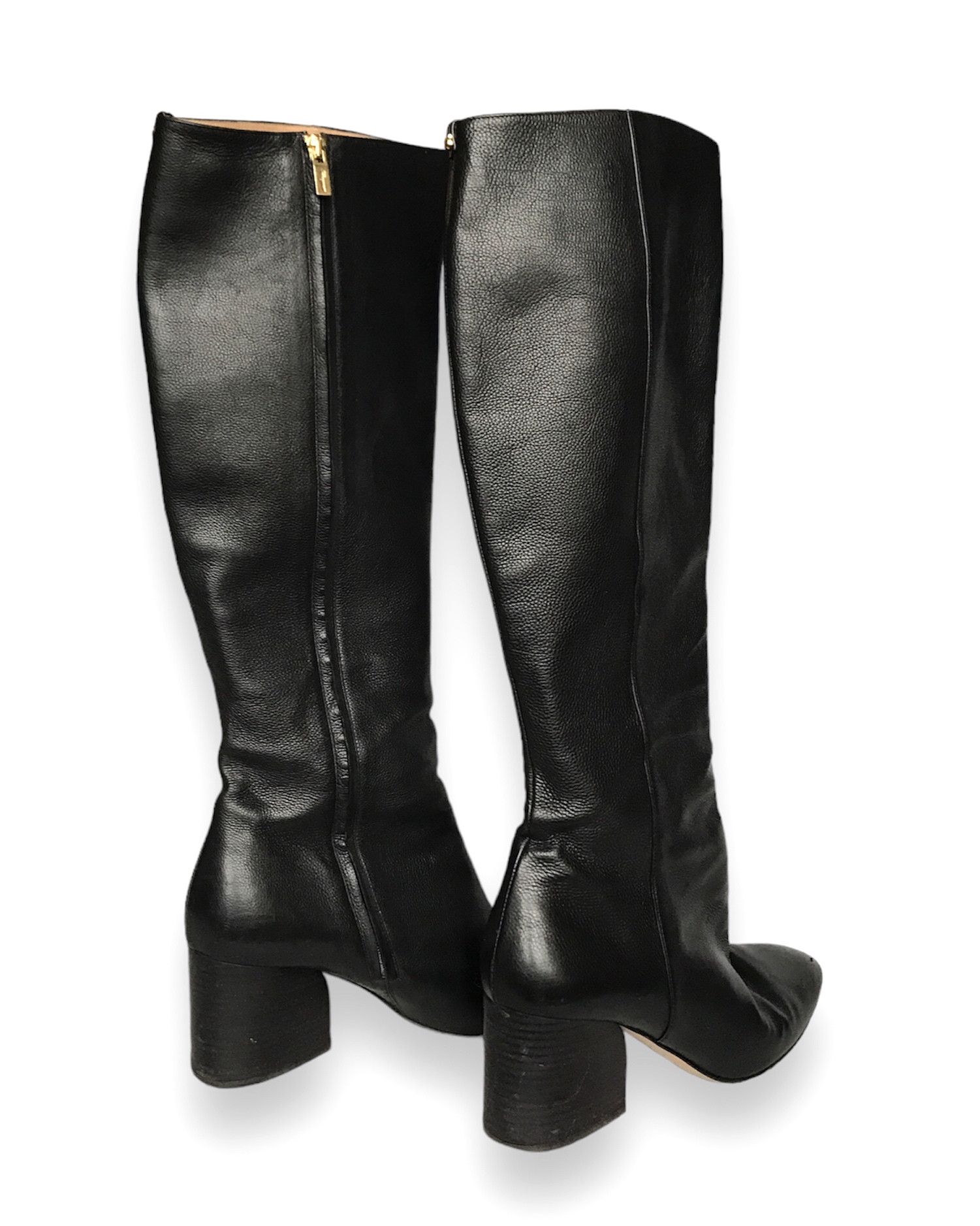 Salvatore Ferragamo × Vintage SALVATORE FERRAGAMO LEATHER KNEE HIGH BOOTS US8.5 EU39 UK6 Size US 8.5 / IT 38.5 - 2 Thumbnail