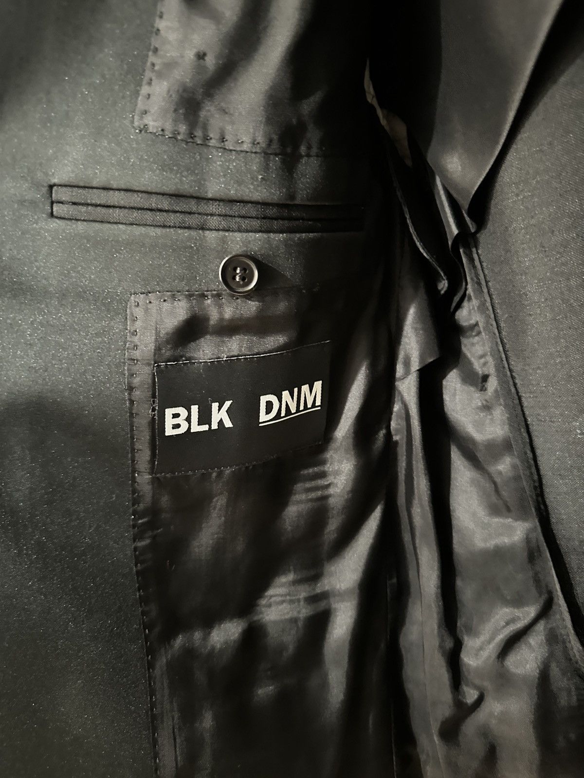 Blk Dnm BLK DNM Peak Lapel Tux Blazer Size 48S - 5 Thumbnail