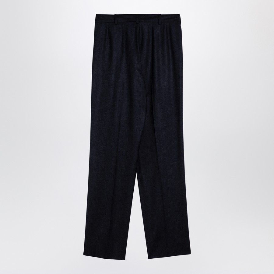Stella McCartney o1d2blof1024 Wool Pant in Navy Blue Size 27" / US 4 / IT 40 - 2 Thumbnail