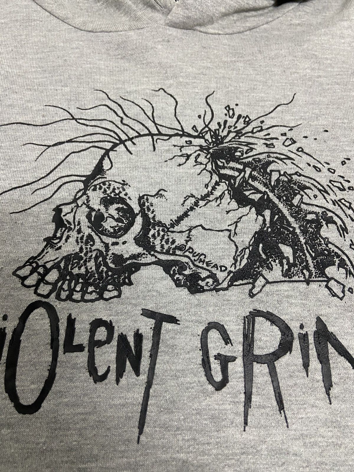 Vintage Vintage Violent Grind Pushead Hoodie Metallica Nirvana Size US M / EU 48-50 / 2 - 7 Thumbnail