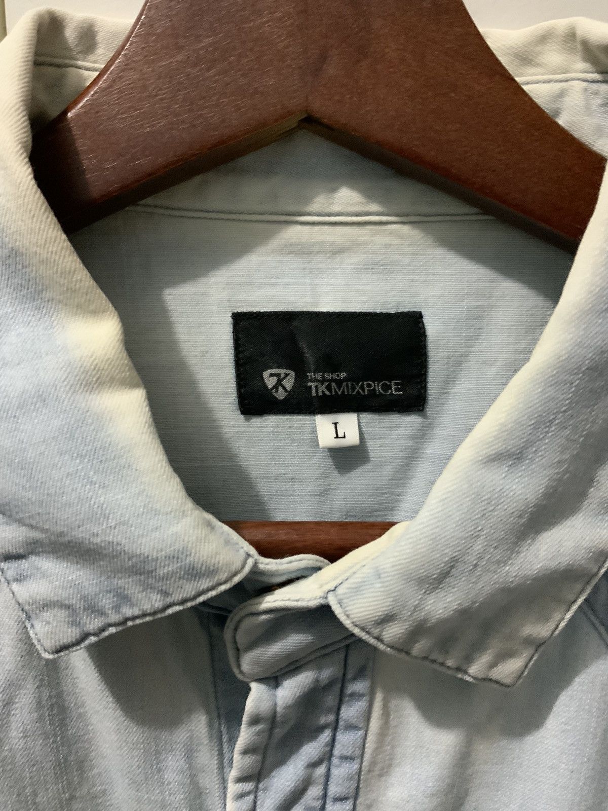 Japanese Brand TK Mix Piece Sashiko Fade Denim Size US L / EU 52-54 / 3 - 14 Thumbnail
