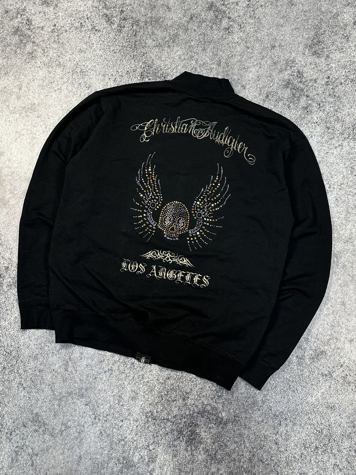 Christian Audigier Y2K Christian Audigier Zipper Jacket Streetwear Rare Opium L Size US M / EU 48-50 / 2 - 1 Thumbnail