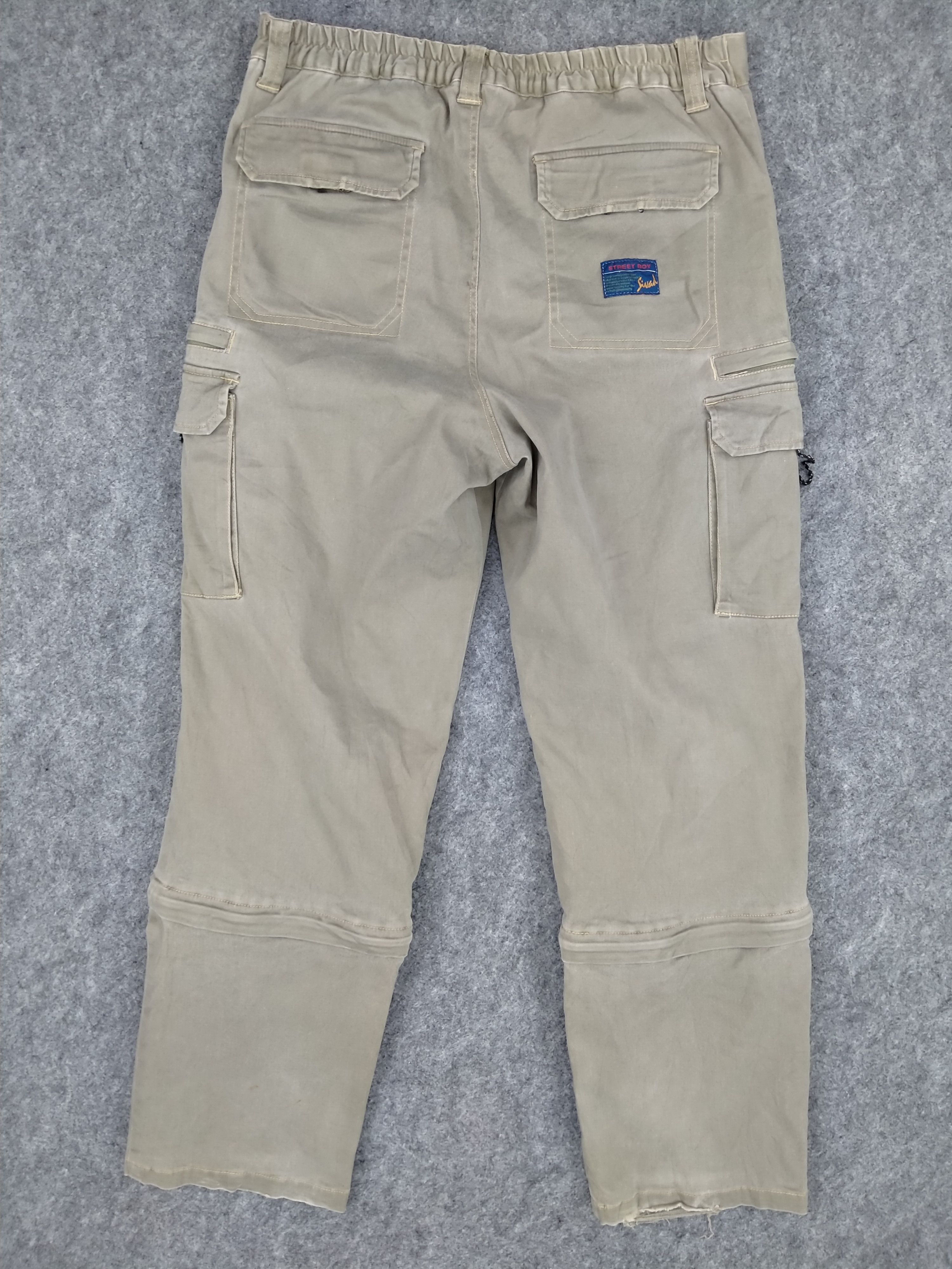 Japanese Brand Elastic/Drawstring Japanese Brand Cargo Pants 30x27 CP097 Size US 30 / EU 46 - 1 Thumbnail