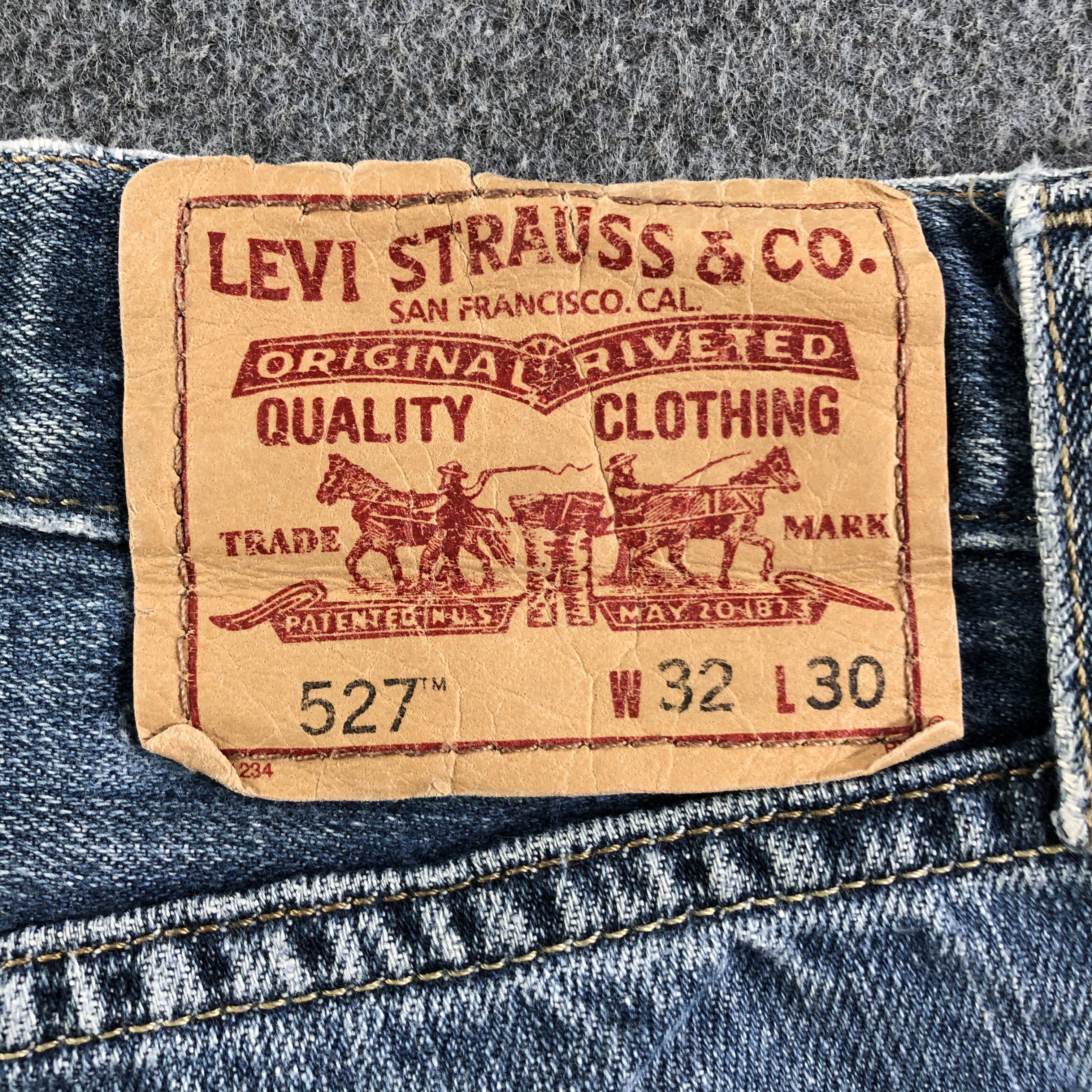 Levi's Vintage Blue Wash Levis 527 Jeans-J3035 Size US 33 - 5 Thumbnail