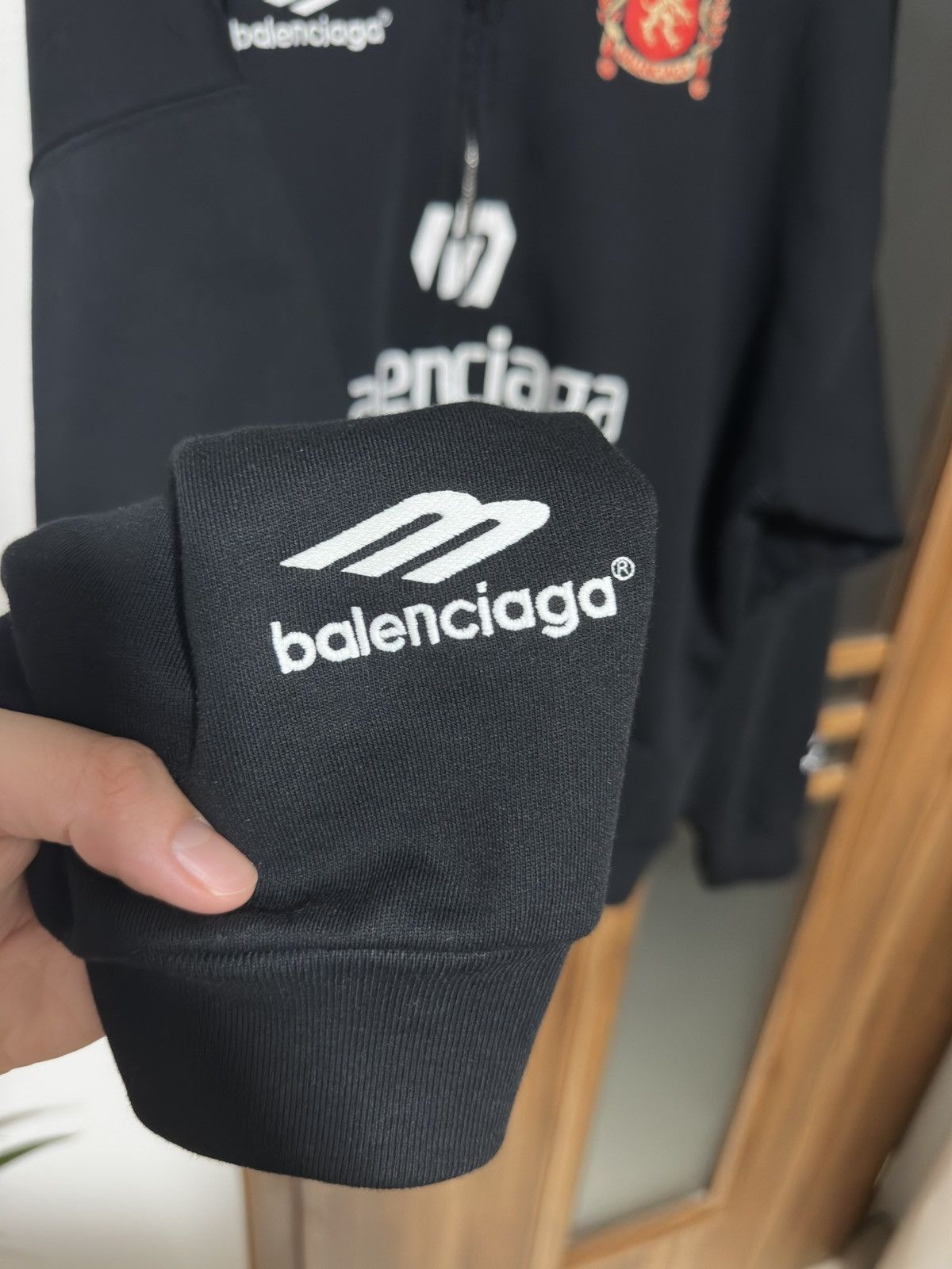 Balenciaga Balenciaga Manchester Zip Hoodie Size US S / EU 44-46 / 1 - 3 Thumbnail