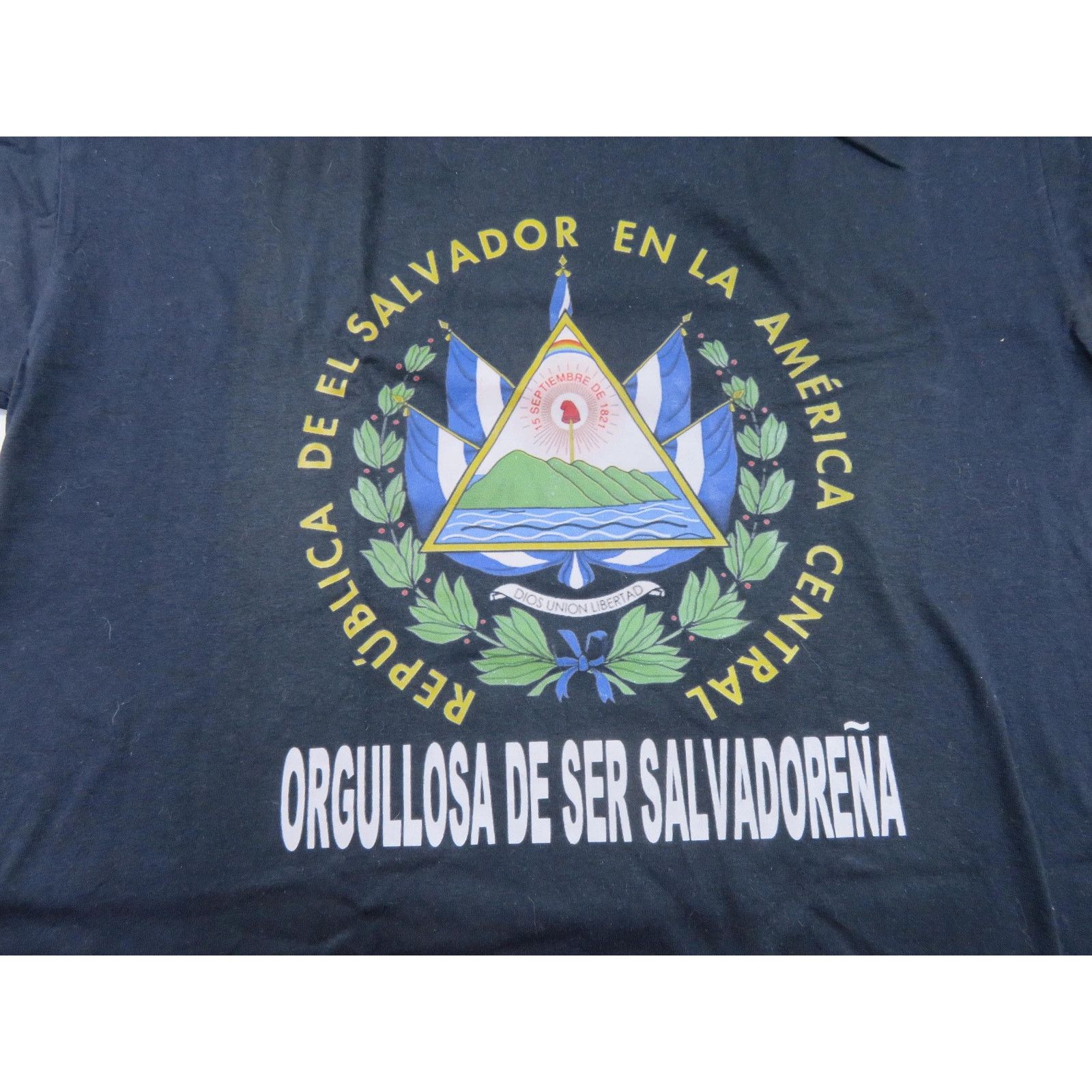 Other Republica De El Salvador Black T-shirt Sz 2XL 1990s Size US XXL / EU 58 / 5 - 2 Thumbnail
