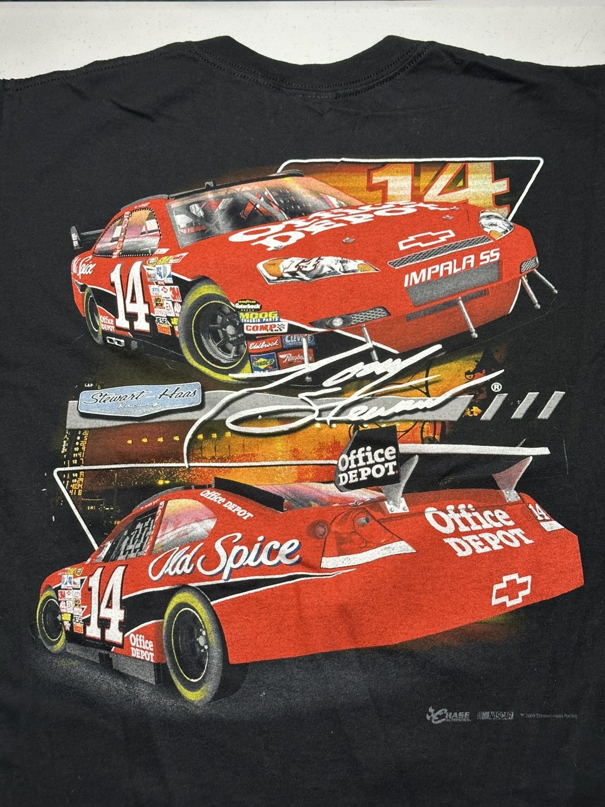 NASCAR Vtg Y2K Tony Stewart Nascar Racing T-shirt Size US M / EU 48-50 / 2 - 4 Thumbnail