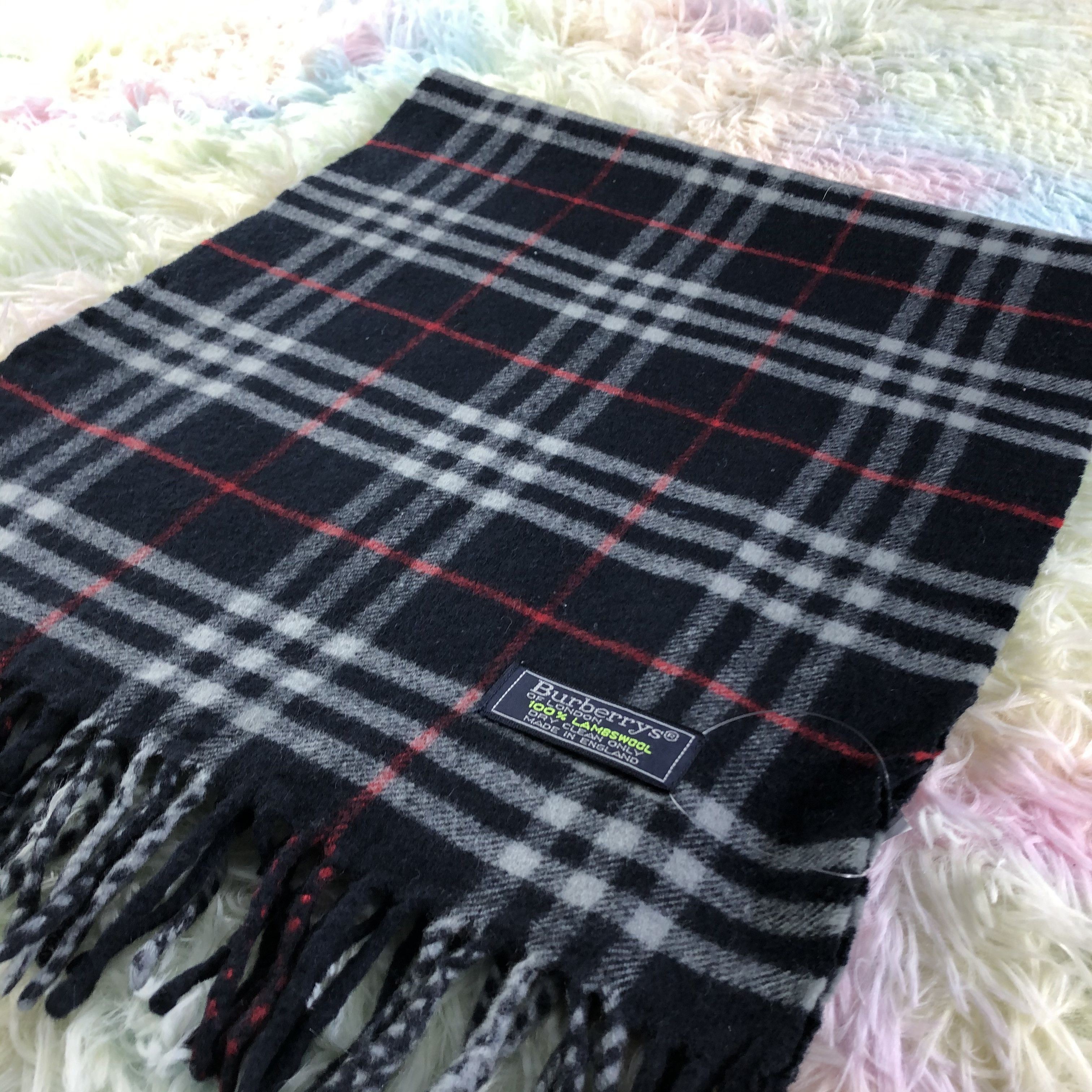 Burberry × Vintage Burberry Scarf / Muffler / Neckwear - KM514 Size ONE SIZE - 3 Thumbnail