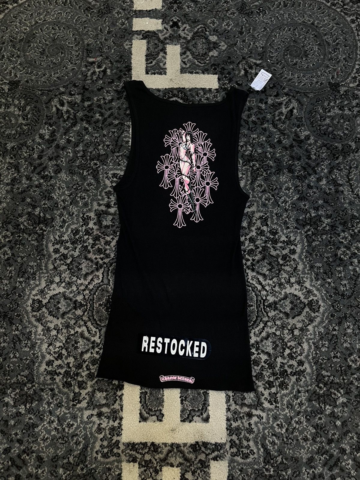NEW CHROME HEARTS X DEADLY DOLL TANK DRESS