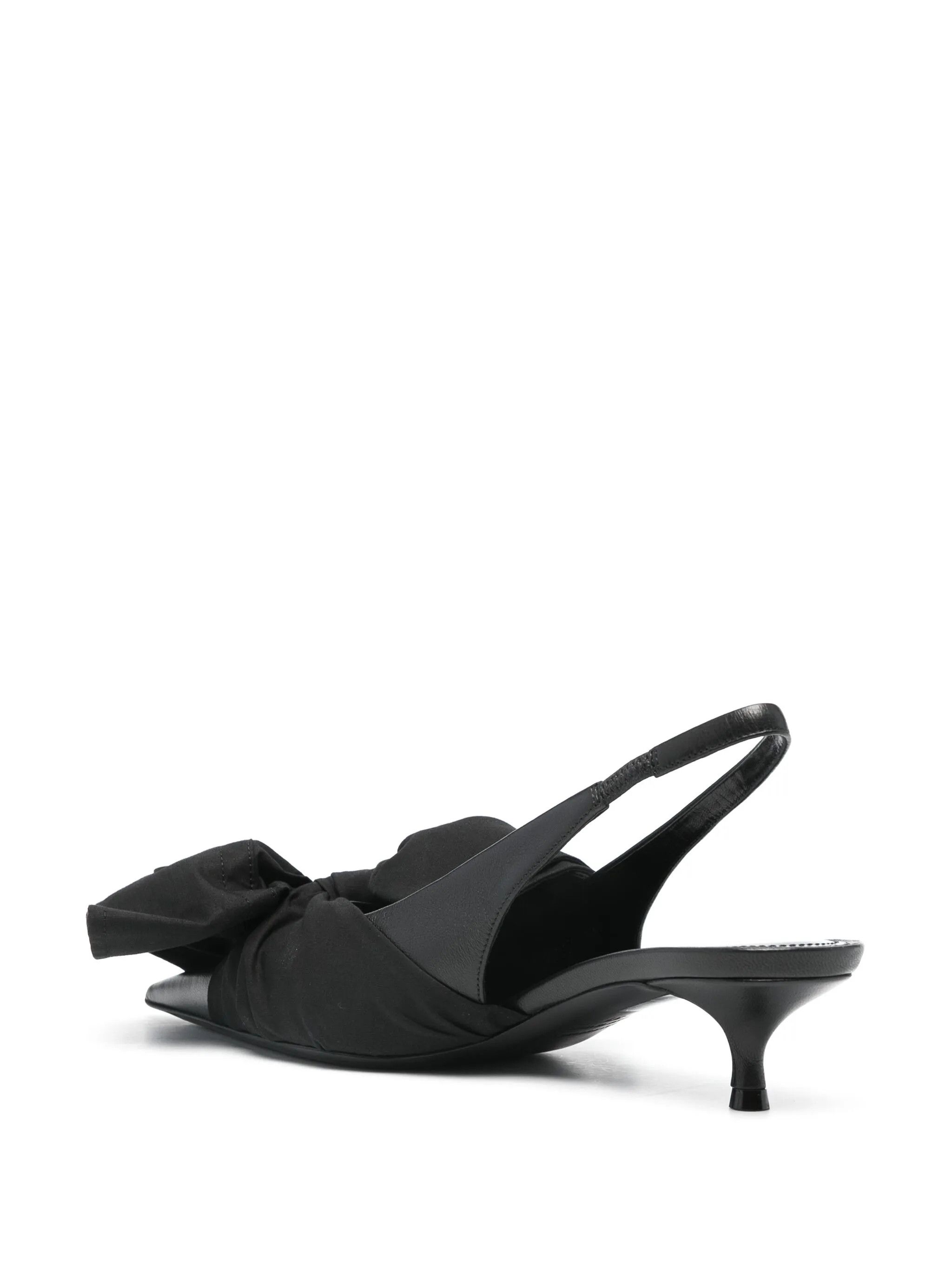 Balenciaga o1y0625 Slingback Pumps in Black Size US 8 / IT 38 - 3 Thumbnail