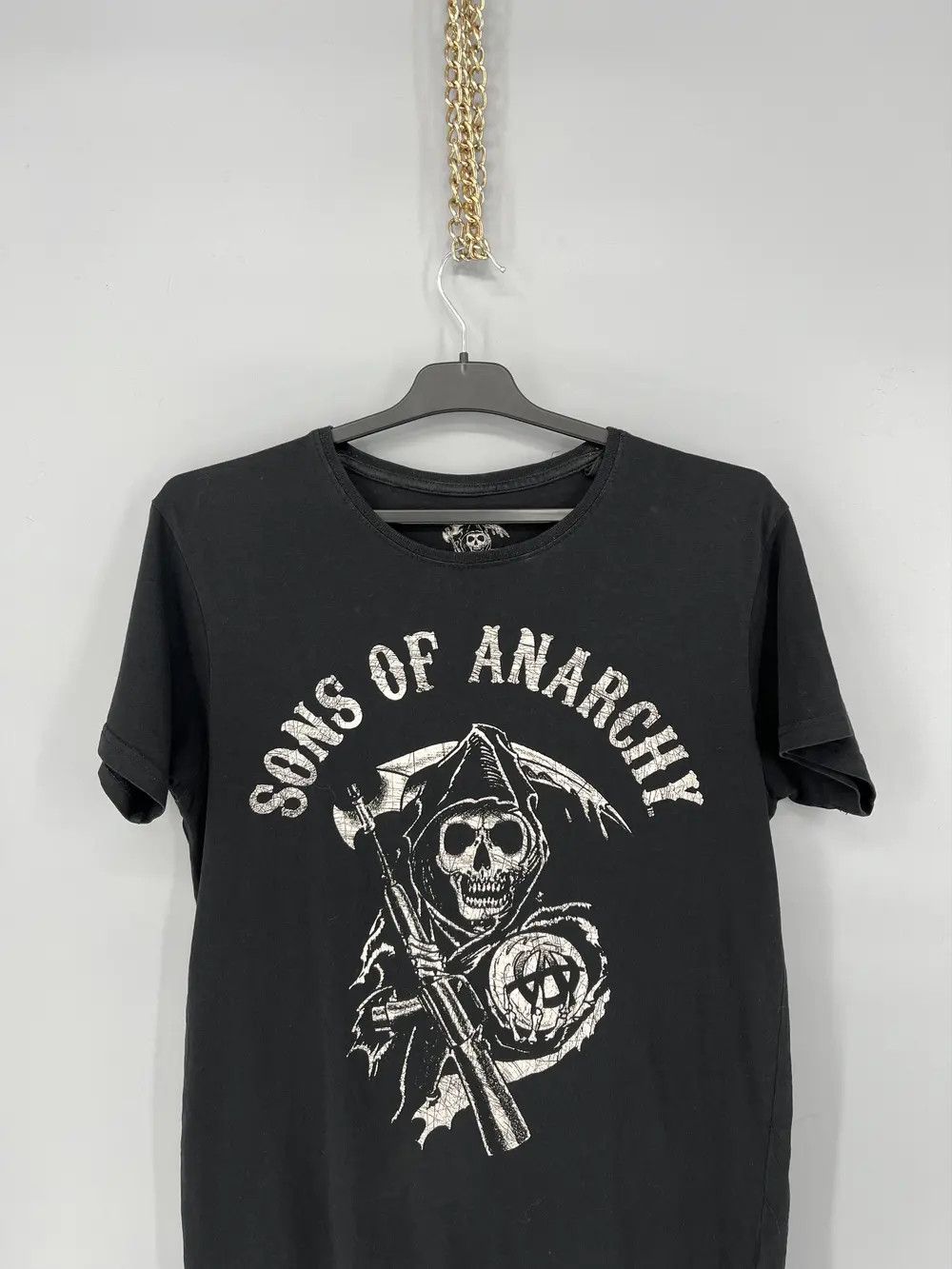 Band Tees × Vintage Vintage SOA Sons Of Anarchy Vintage Band Graphic Tee Faded Size US M / EU 48-50 / 2 - 6 Thumbnail