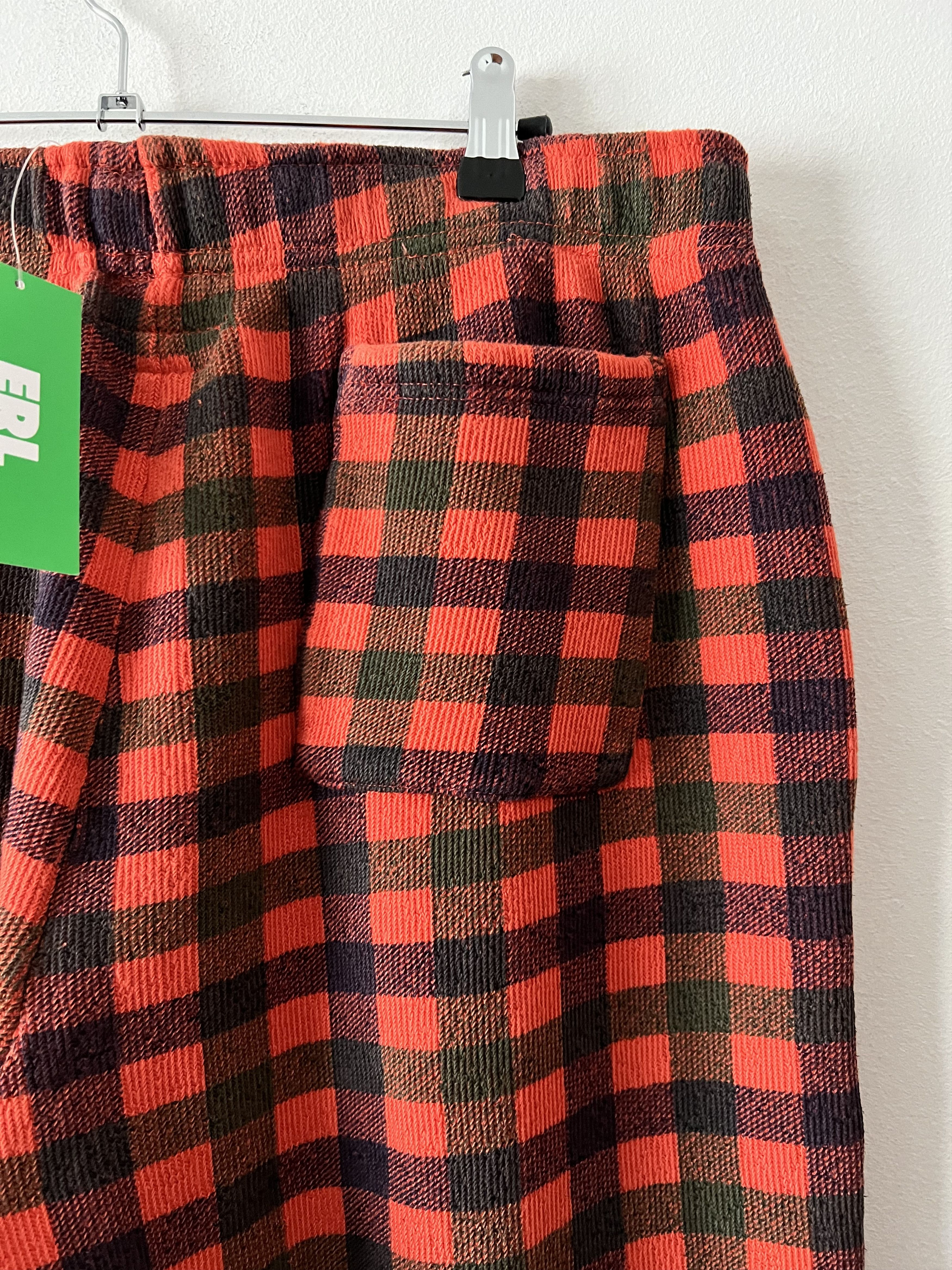 ERL Checked Fleece-Cotton Trousers Size US 32 / EU 48 - 9 Thumbnail