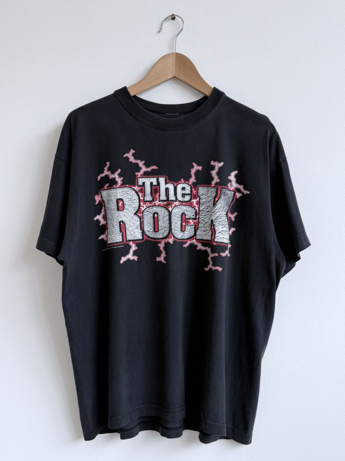 Vintage 1999 The Rock WWF Wrestling T-Shirt Tee