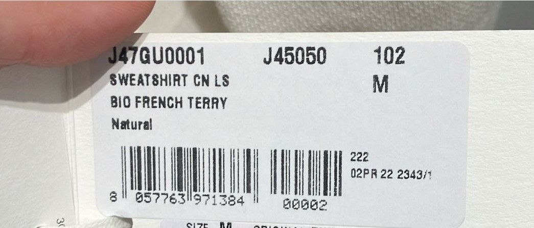 Jil Sander o1mt1gz0824 Sweatshirt in Natural Size M / US 6-8 / IT 42-44 - 7 Thumbnail