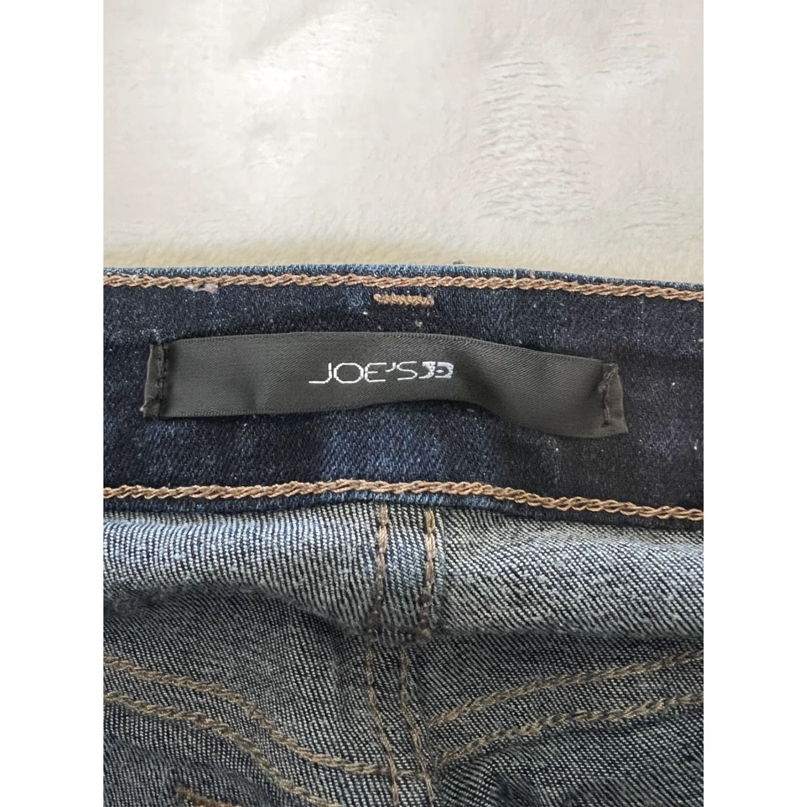 Vintage Joe’s 27x27 Skinny Ankle Jeans Dark Blue Midrise Stretch Size 27" / US 4 / IT 40 - 2 Thumbnail