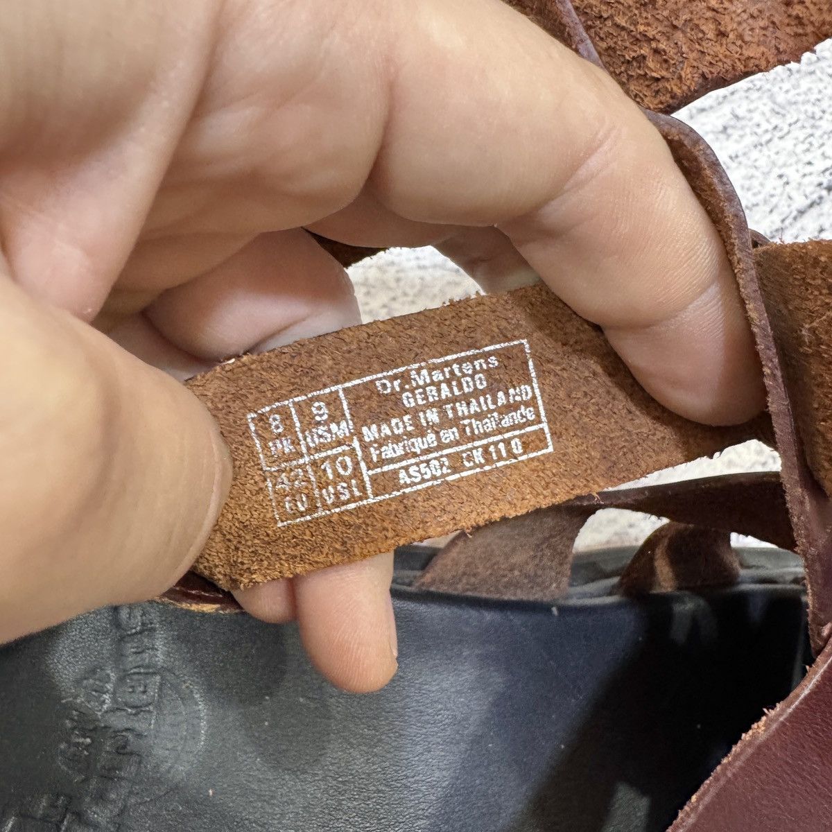 Dr. Martens Dr. Martens Geraldo Gladiator Leather Sandals US9 UK8 EU42 Size US 9 / EU 42 - 14 Thumbnail