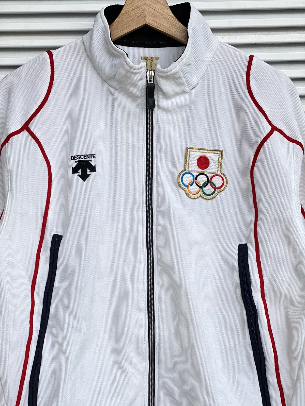Japanese Brand Vintage Olympic Japan Sweater Zipper Tracktop Size US L / EU 52-54 / 3 - 2 Thumbnail