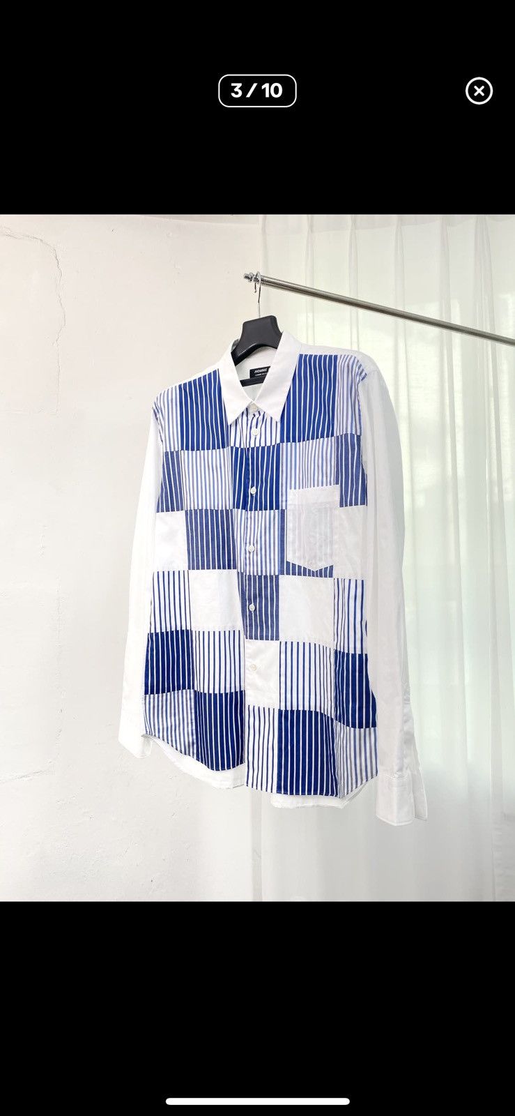 Comme des Garcons Comme des garcons SHIRT patchwork shirt Size US L / EU 52-54 / 3 - 3 Thumbnail
