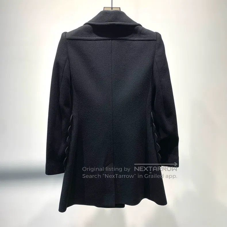 Valentino Valentino Heavy industry black wool coat Size XS / US 0-2 / IT 36-38 - 7 Thumbnail
