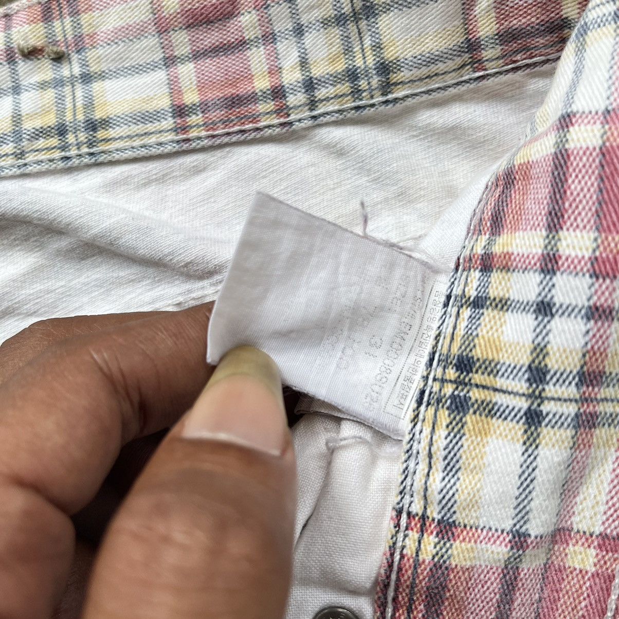 Guess × Vintage Vintage 80s Gues Georges Marciano Tartan Size US 31 - 13 Thumbnail