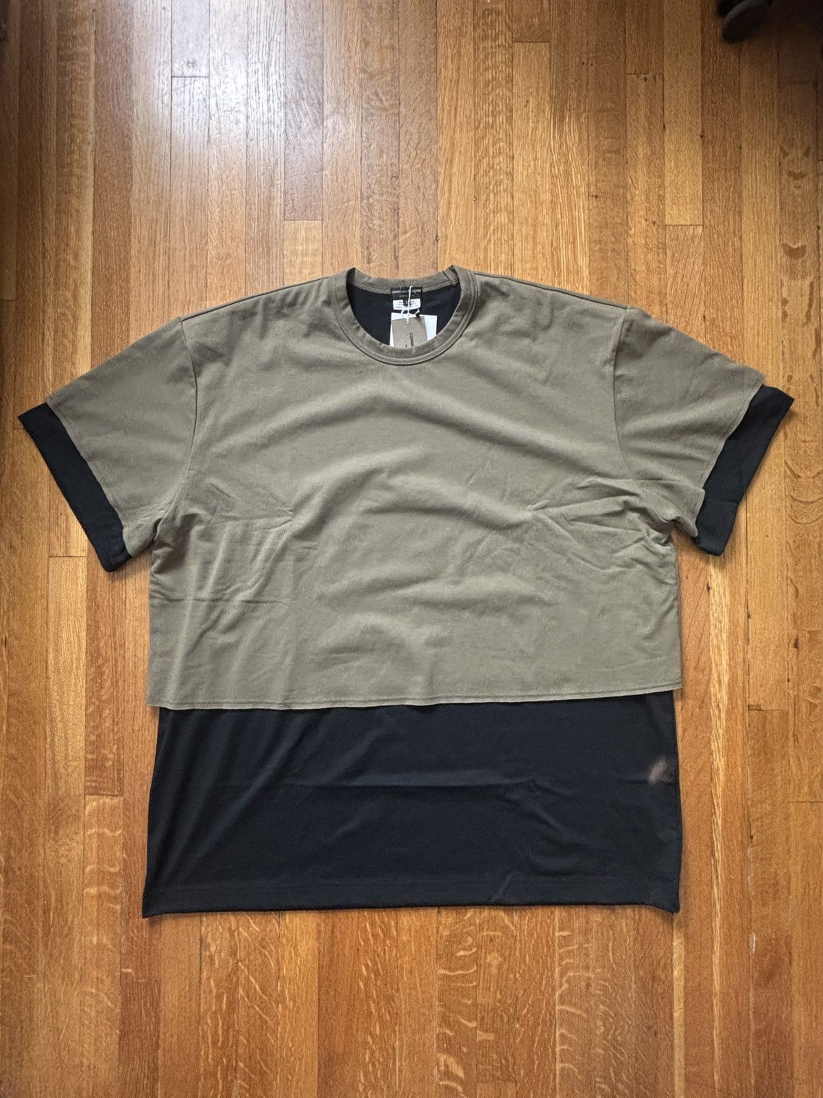 Comme des Garcons Homme Plus Comme des Garcons Homme Plus AW25 Oversize Double Layer Tee Size US L / EU 52-54 / 3 - 1 Thumbnail