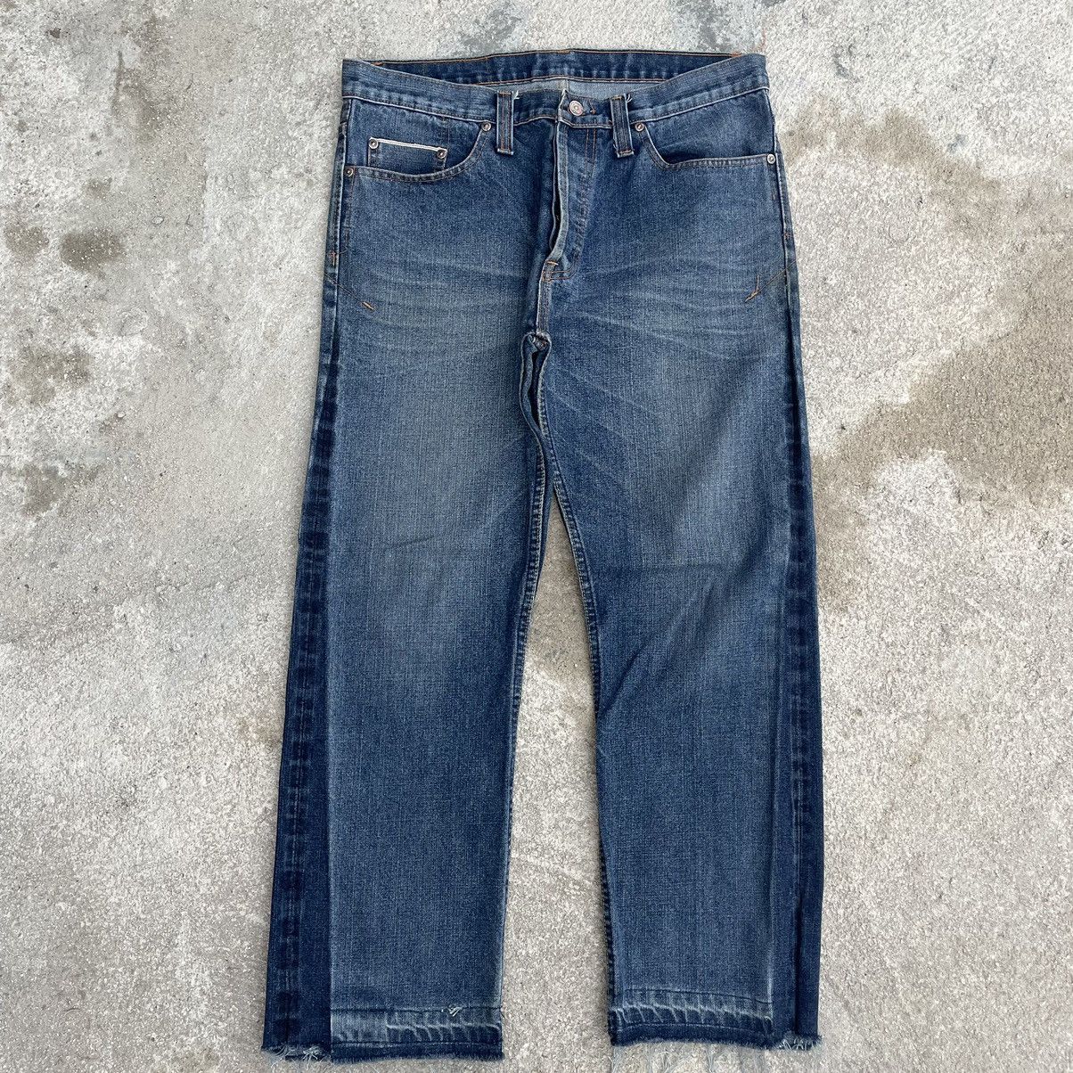 Levi's × Levi's Made & Crafted × Levi's Vintage Clothing “PECULIAR 80s SELVEDGED 501 LEVIS” VINTAGE WEIRD LEVIS DENIM Size US 36 / EU 52 - 1 Thumbnail