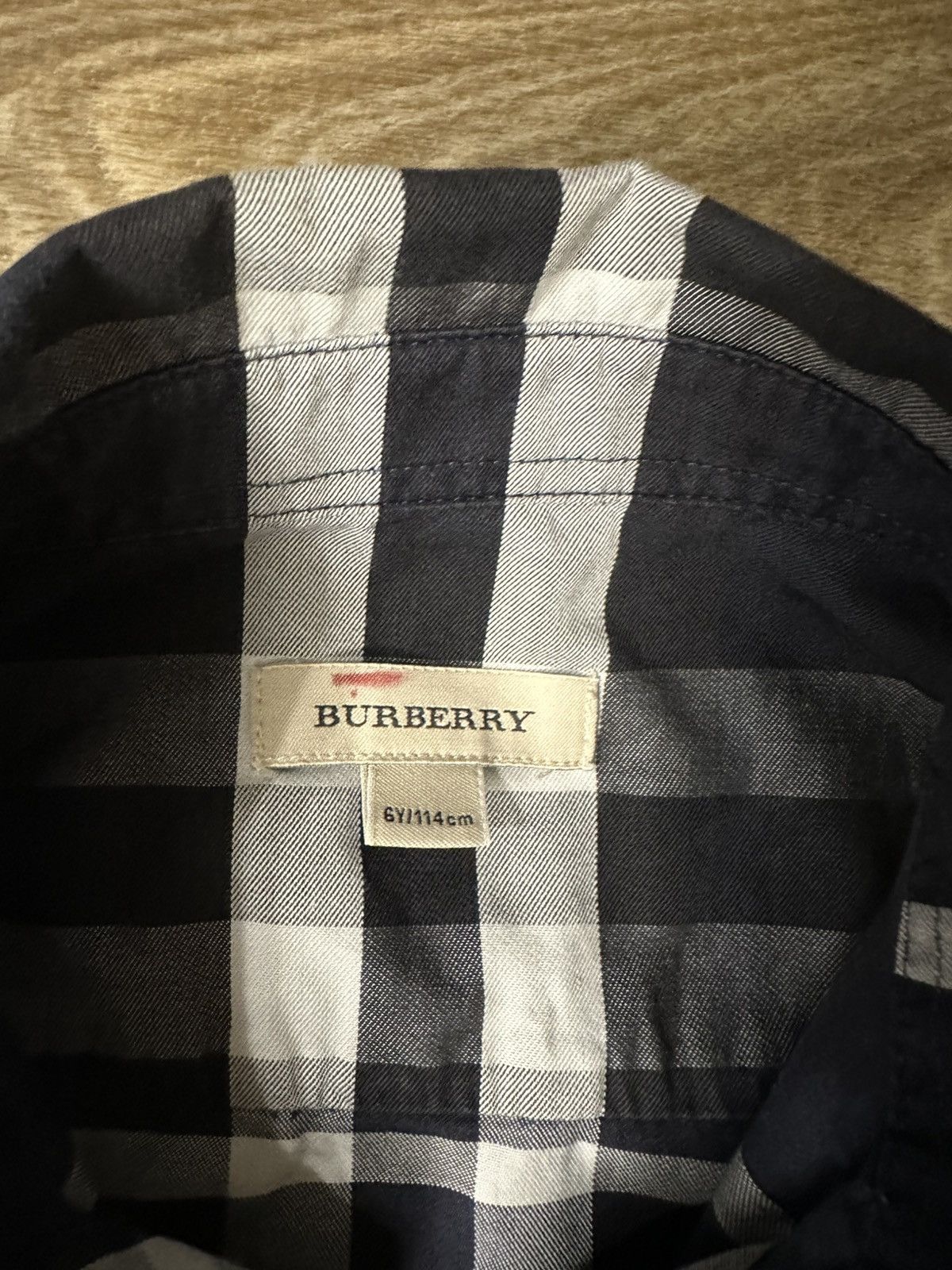 Burberry Burberry kids shirt size 6Y blu Size US XXS / EU 40 - 4 Thumbnail