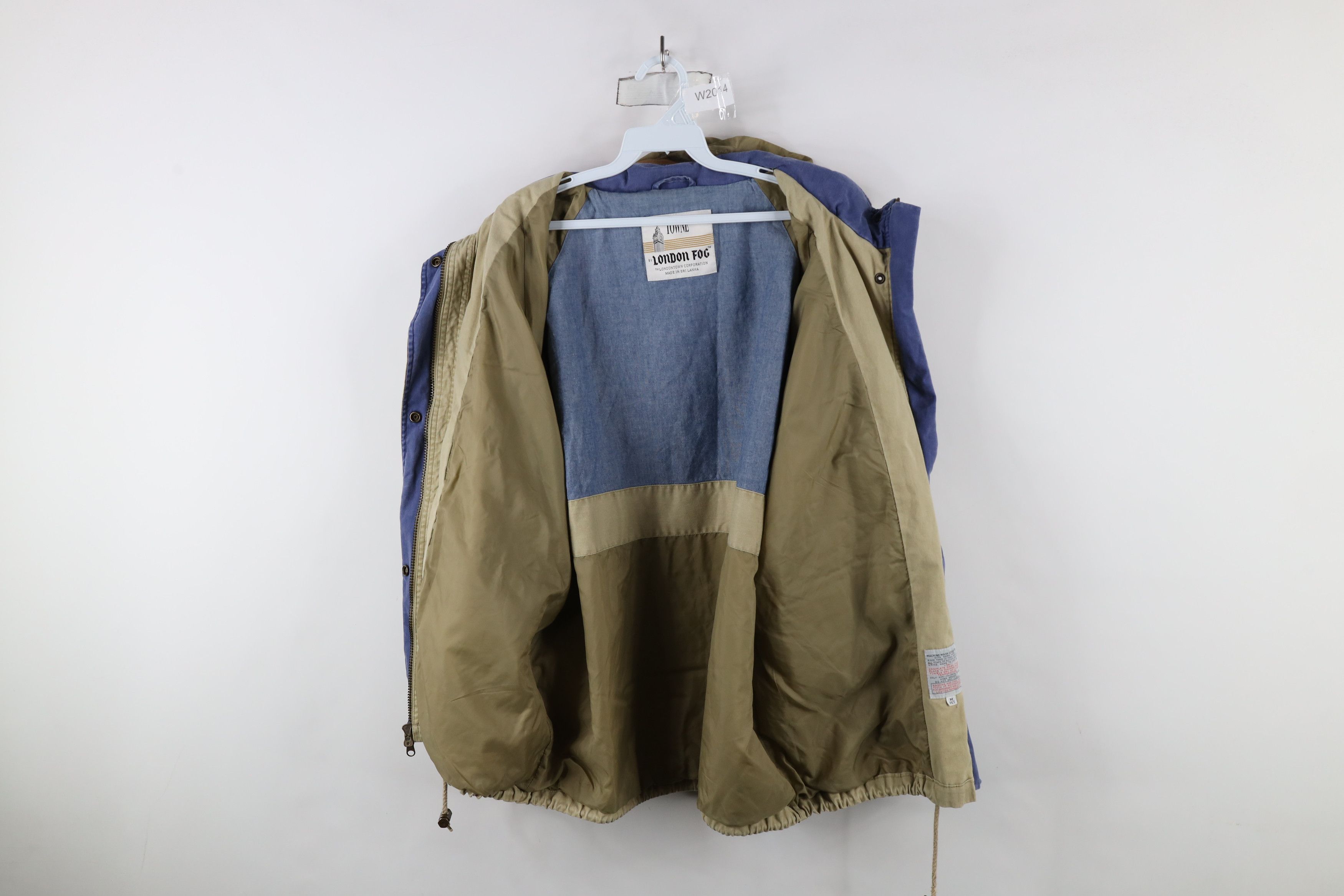 Vintage Vintage 90s Streetwear Oversized Stonewash Bomber Jacket Size M / US 6-8 / IT 42-44 - 9 Thumbnail