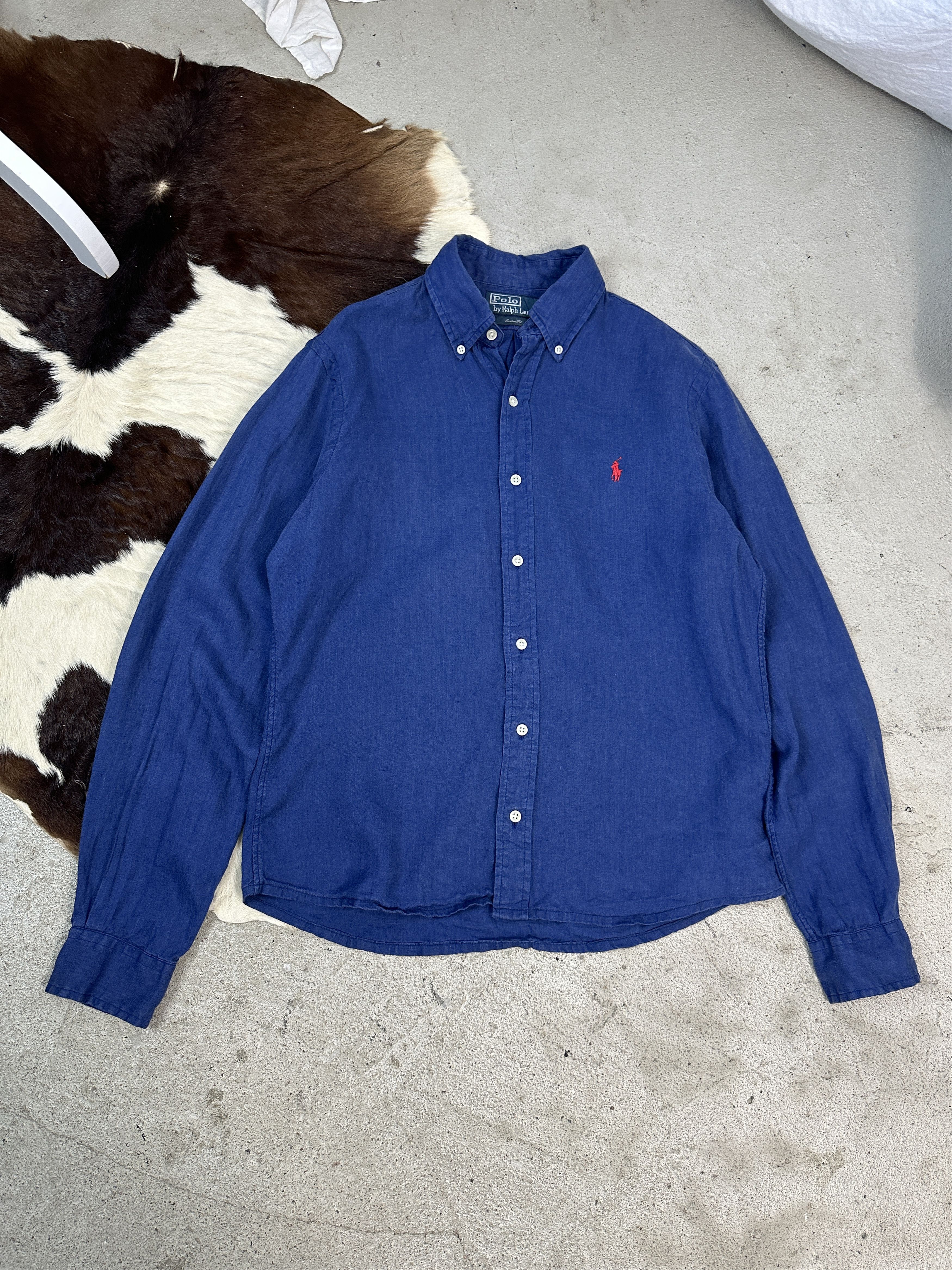 Polo Ralph Lauren × Vintage Linen Shirt Polo Ralph Lauren Size US S / EU 44-46 / 1 - 1 Thumbnail